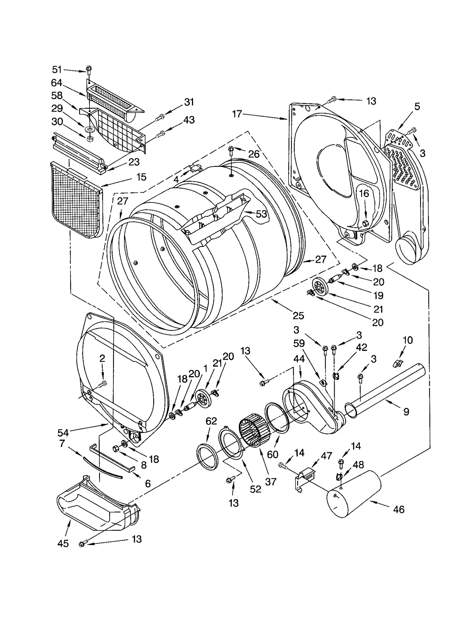 UPPER AND LOWER BULKHEAD