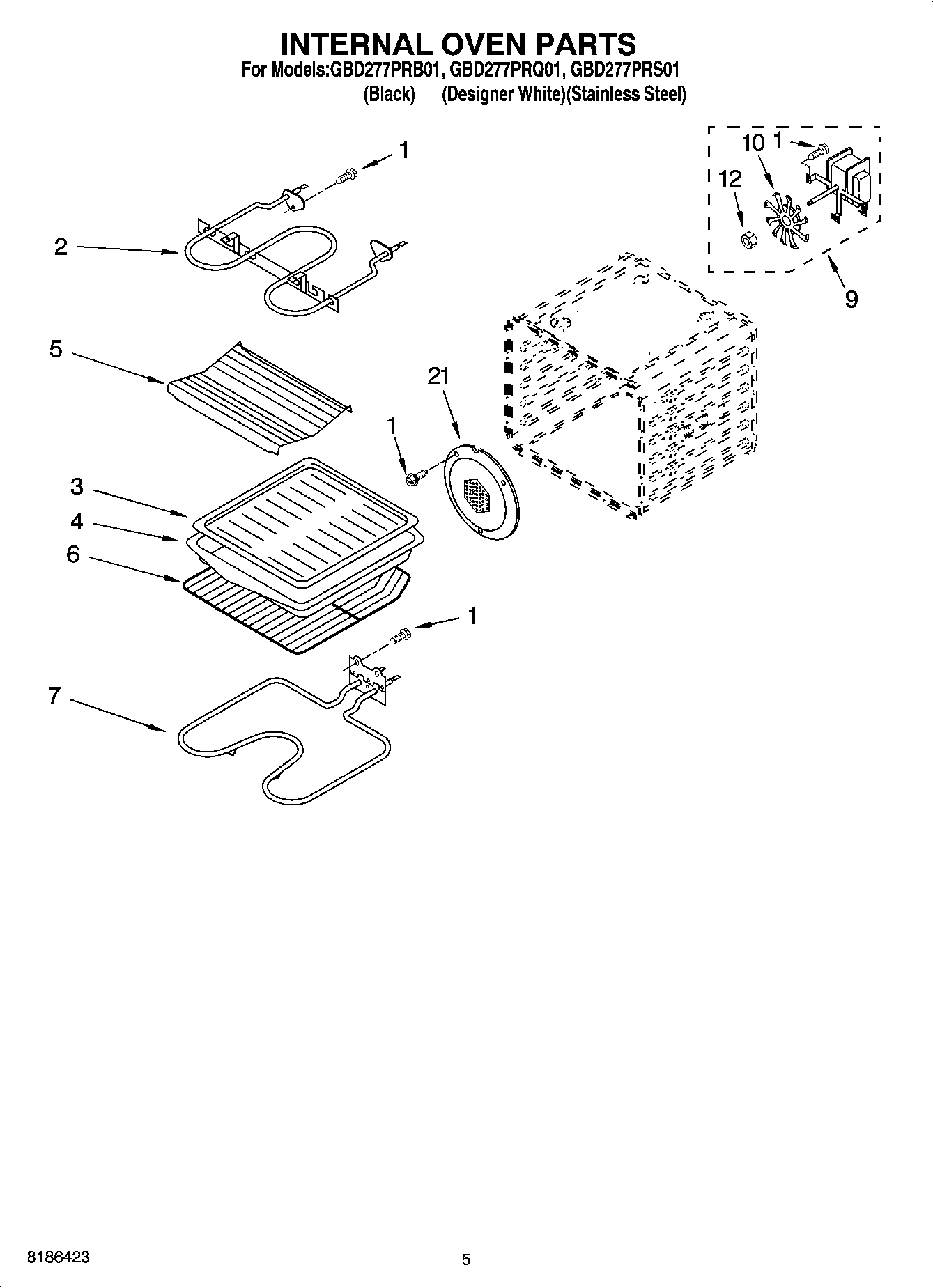 04 - INTERNAL OVEN PARTS