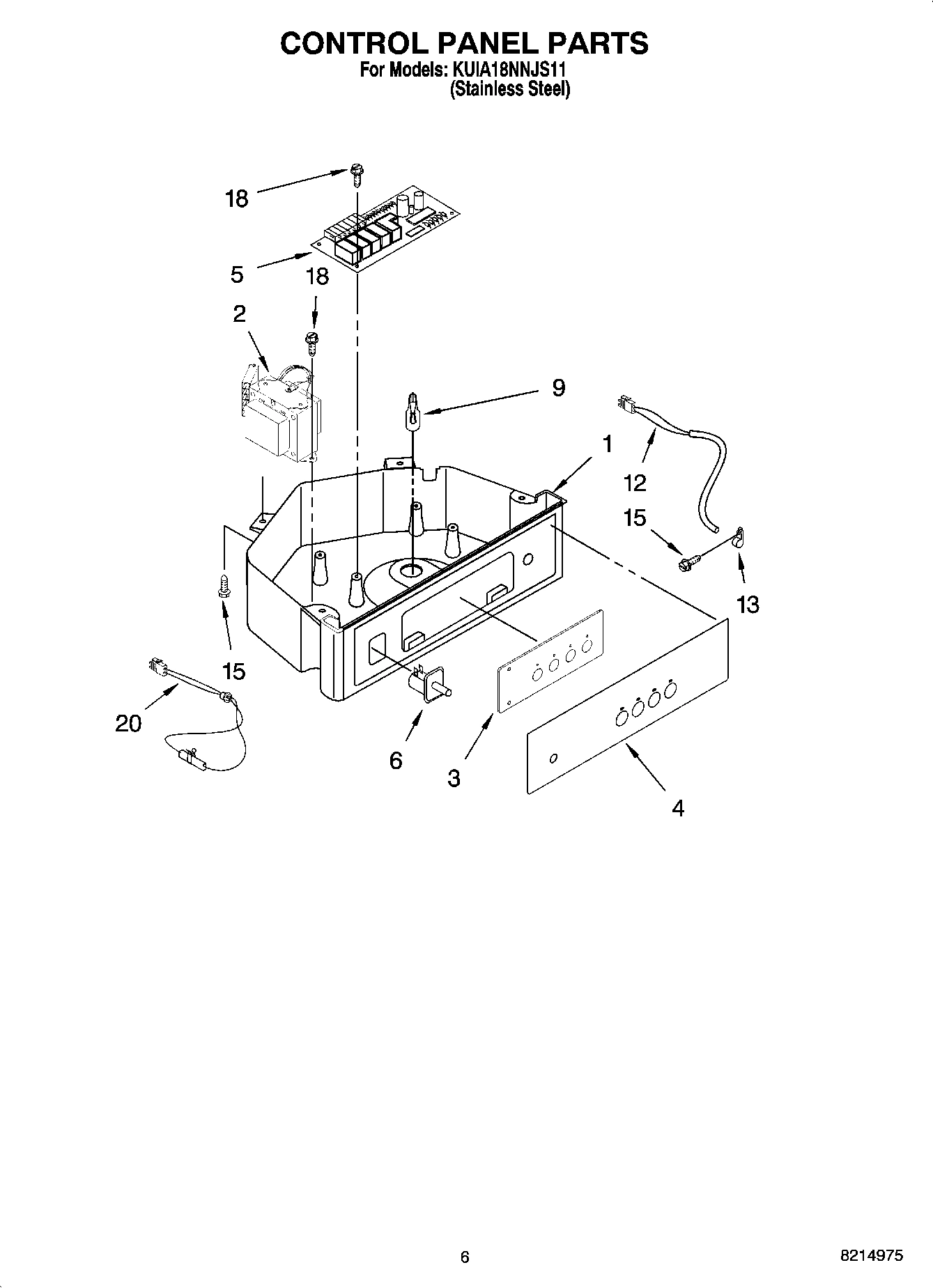04 - CONTROL PANEL PARTS