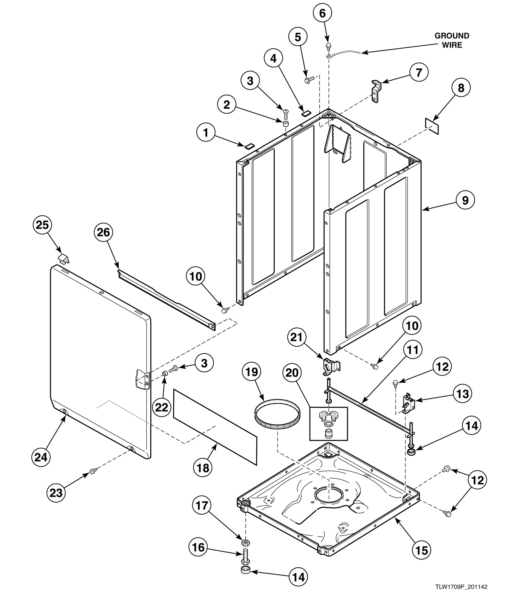 Front Panel, Base Assembly and Cabinet Kit