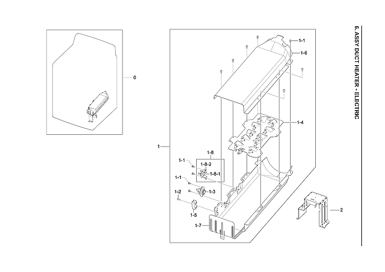 Heater Duct - Electric Assembly