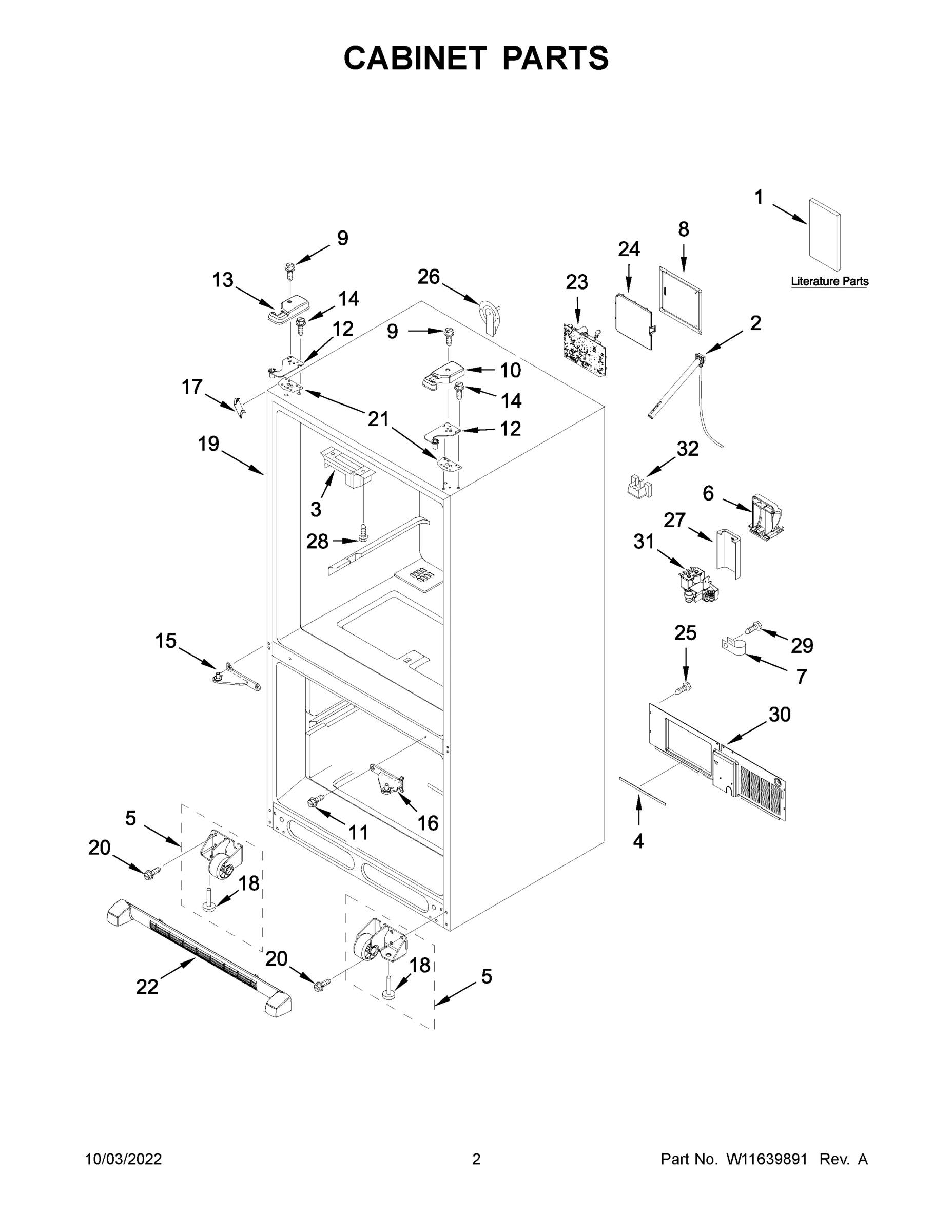 02 - CABINET PARTS