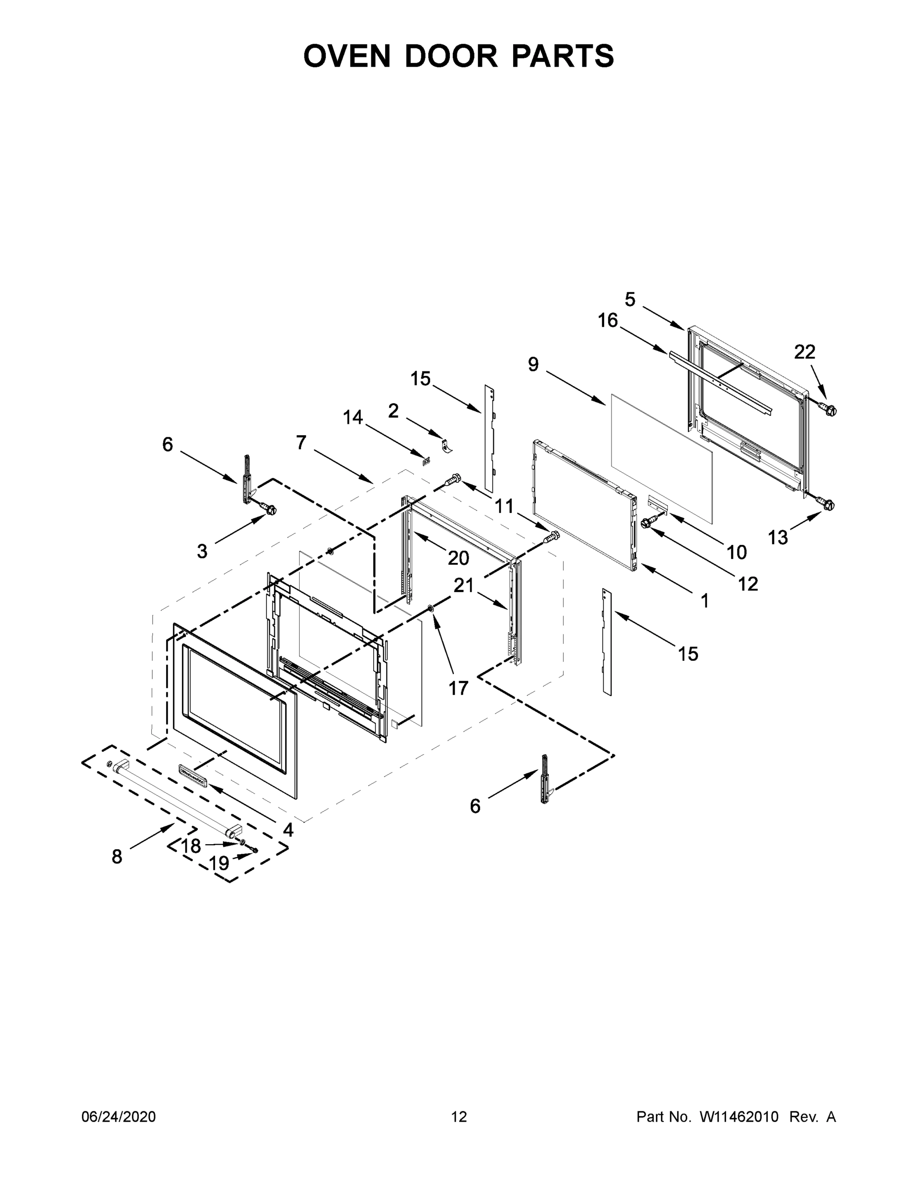 07 - OVEN DOOR PARTS