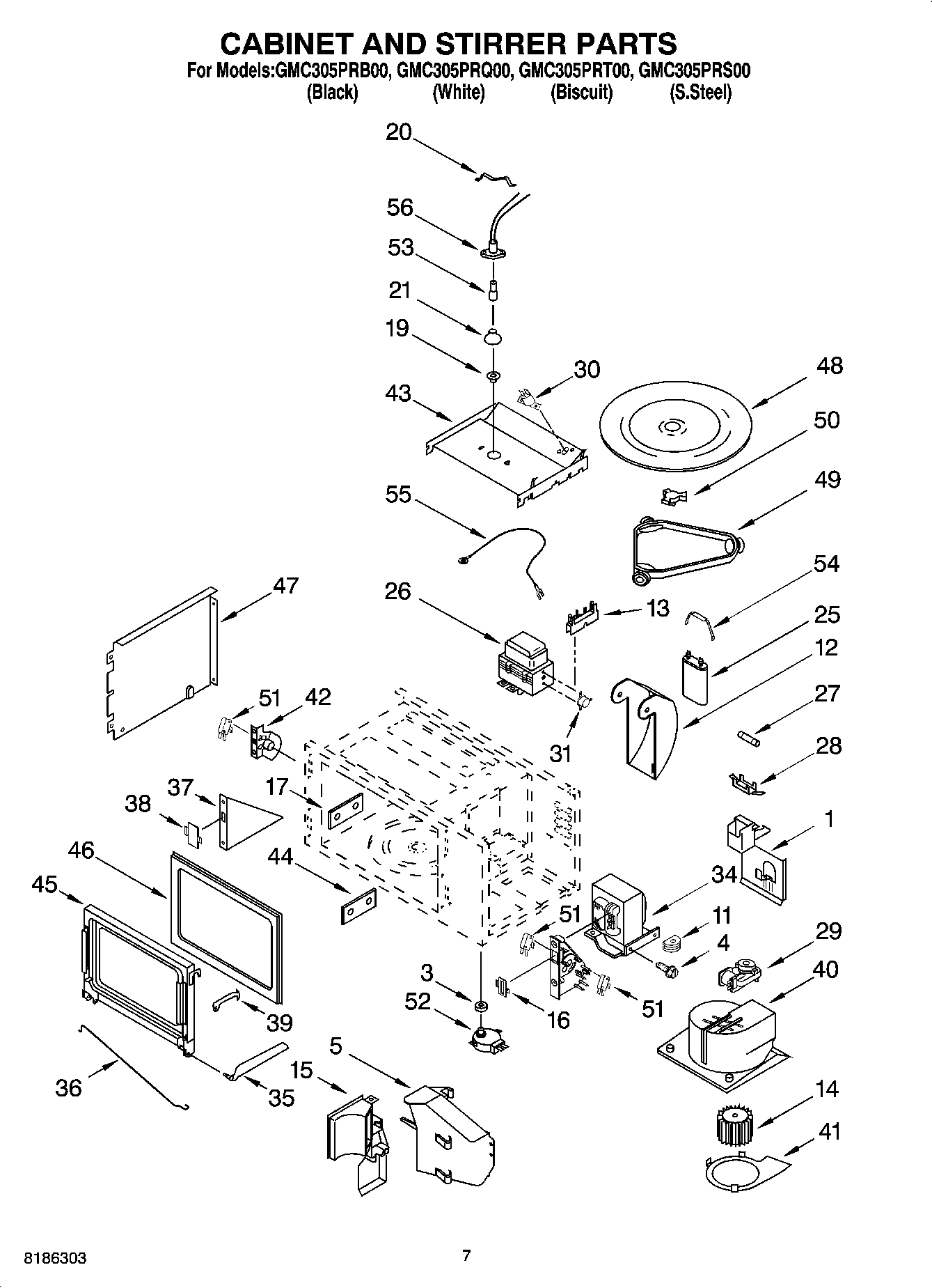 06 - CABINET AND STIRRER PARTS