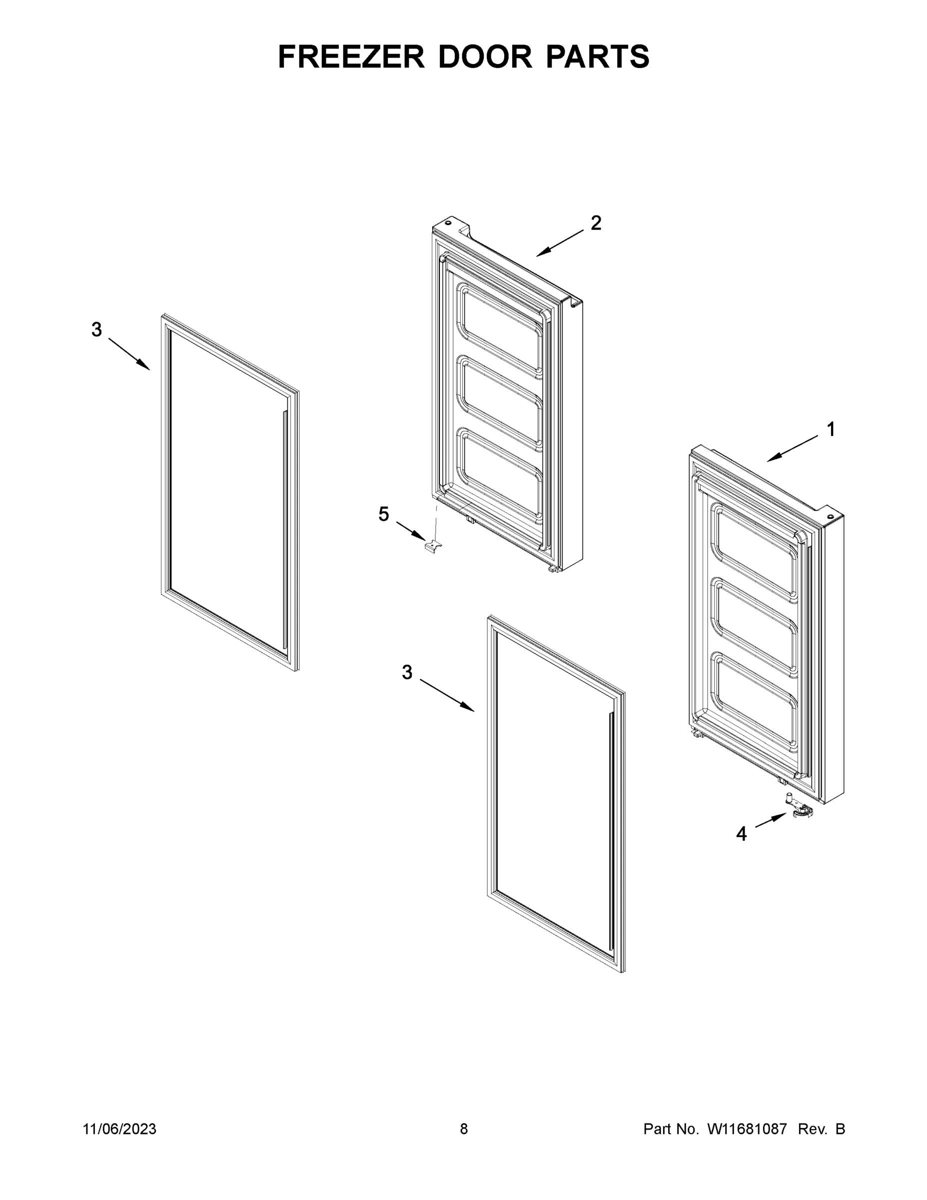 05 - FREEZER DOOR PARTS