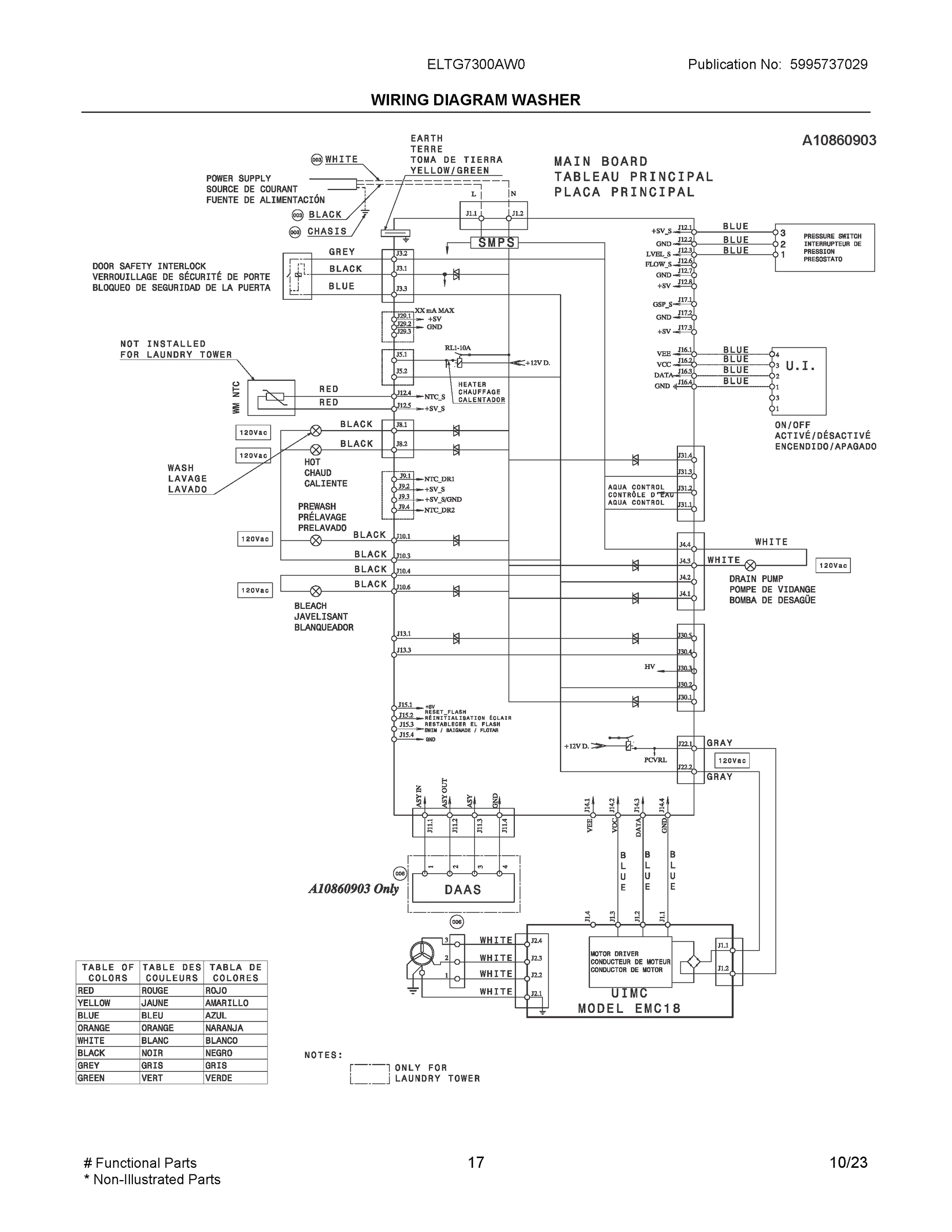 08 - WIRING DIAGRAM WASHER