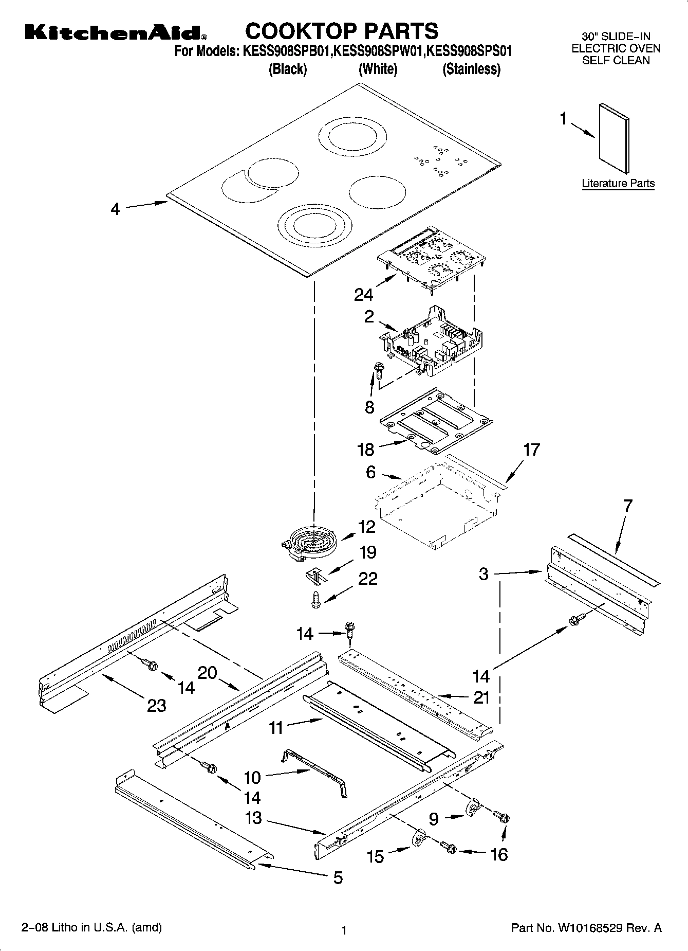 01 - COOKTOP PARTS