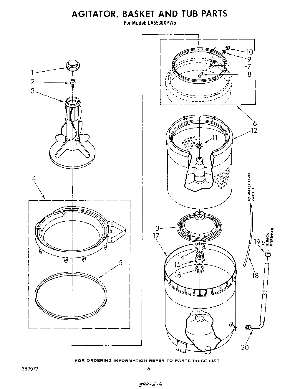 04 - AGITATOR, BASKET AND TUB
