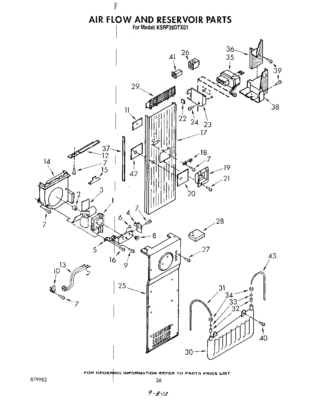 16 - AIR FLOW AND RESERVOIR