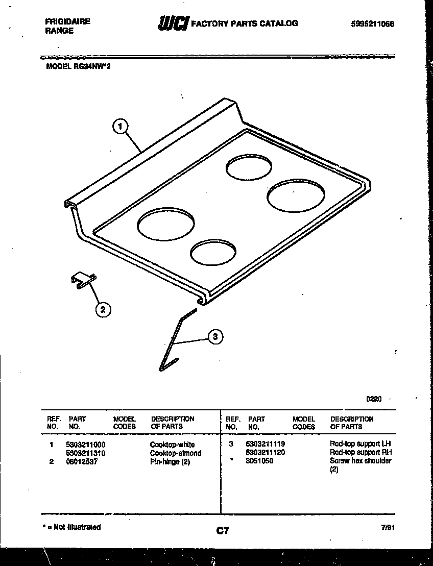 03 - COOKTOP PARTS