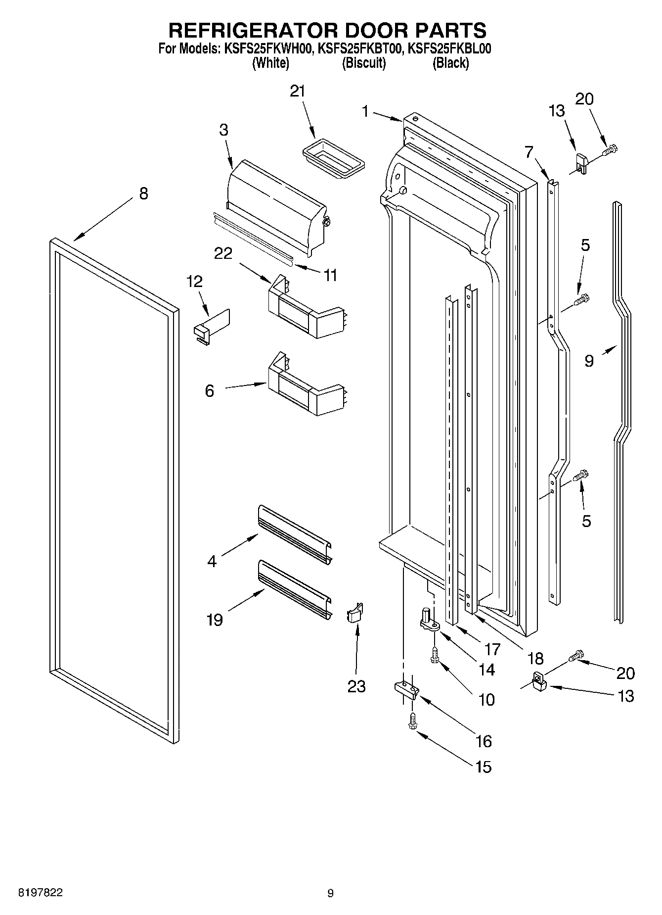 06 - REFRIGERATOR DOOR PARTS