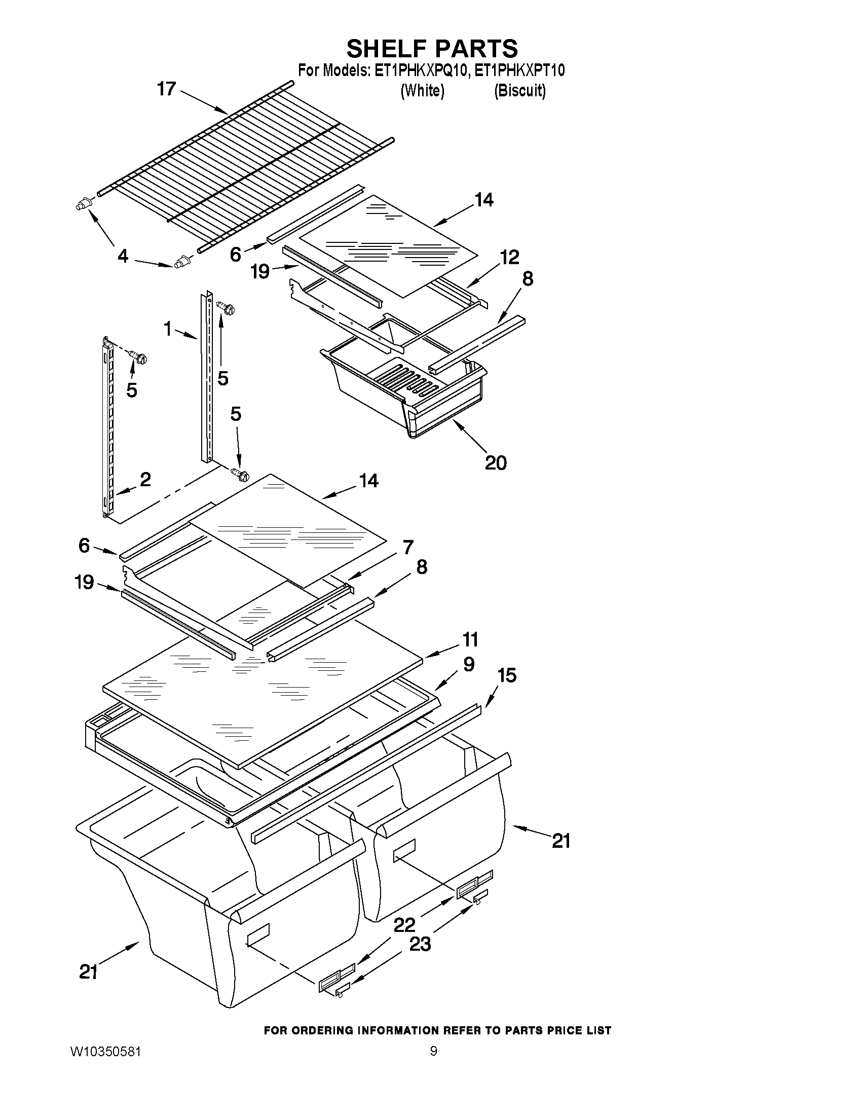 05 - SHELF PARTS