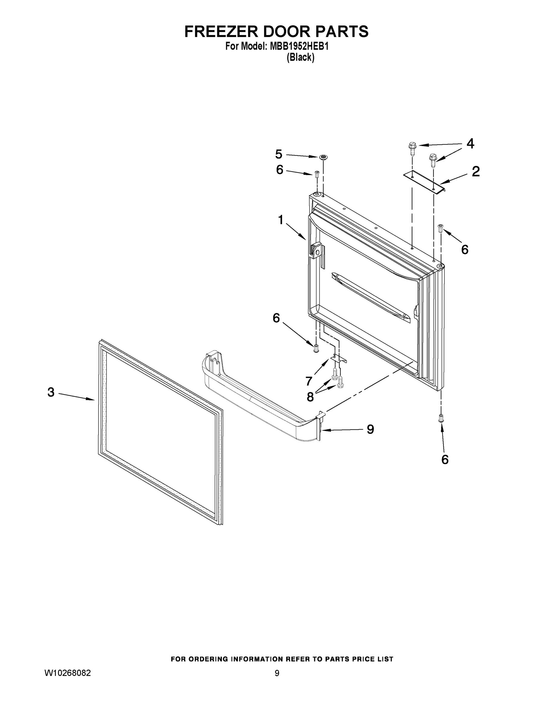 05 - FREEZER DOOR PARTS