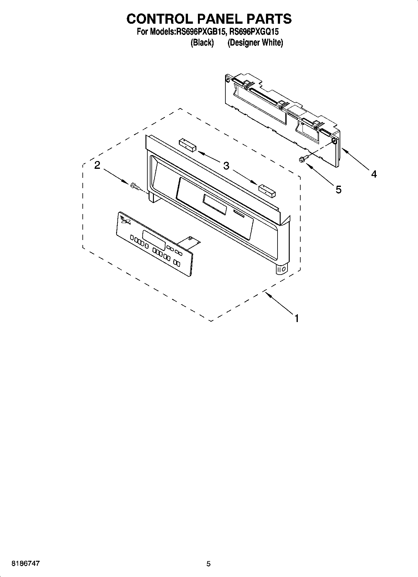 03 - CONTROL PANEL PARTS