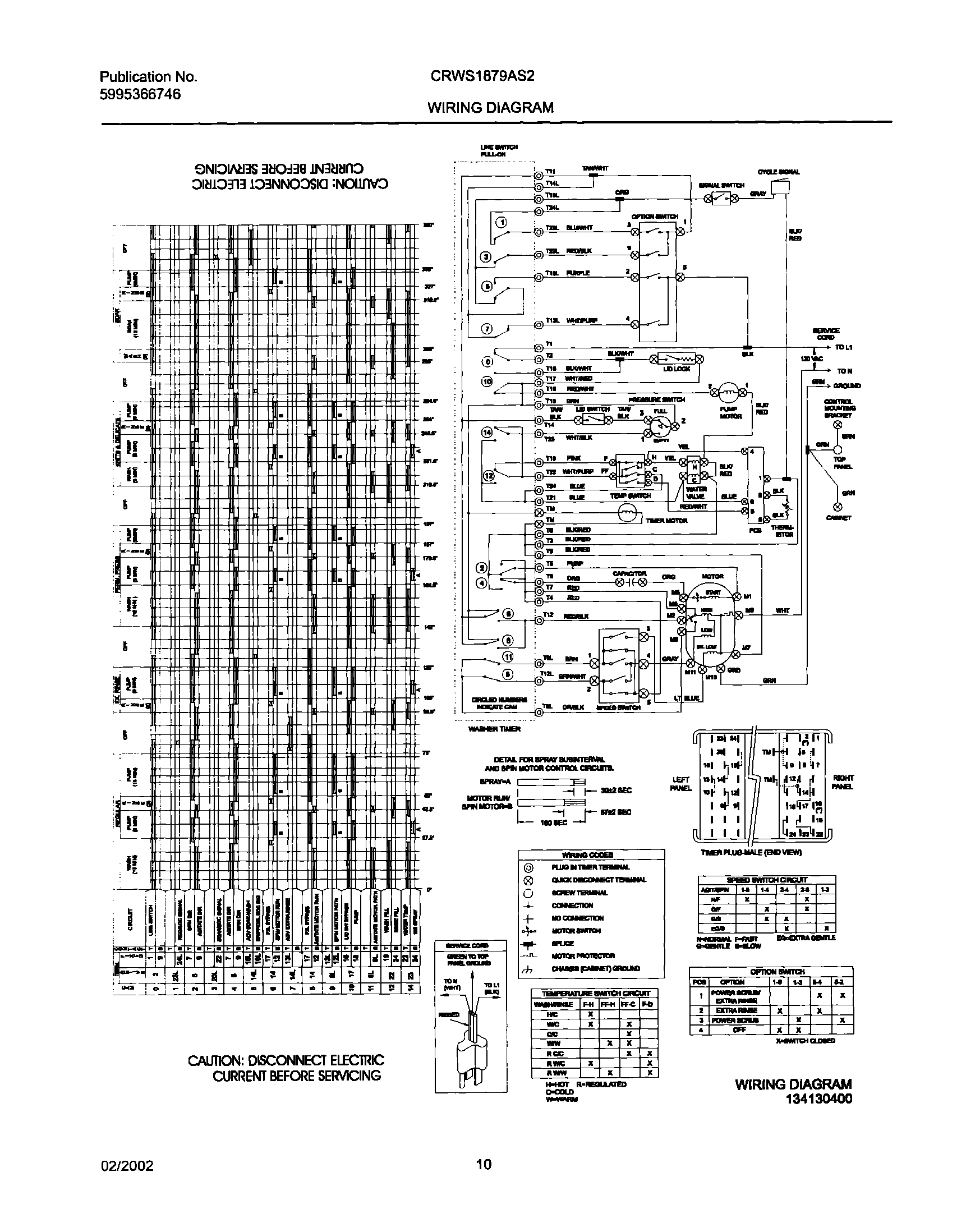 10 - 134130400 WIRING DIAGRAM