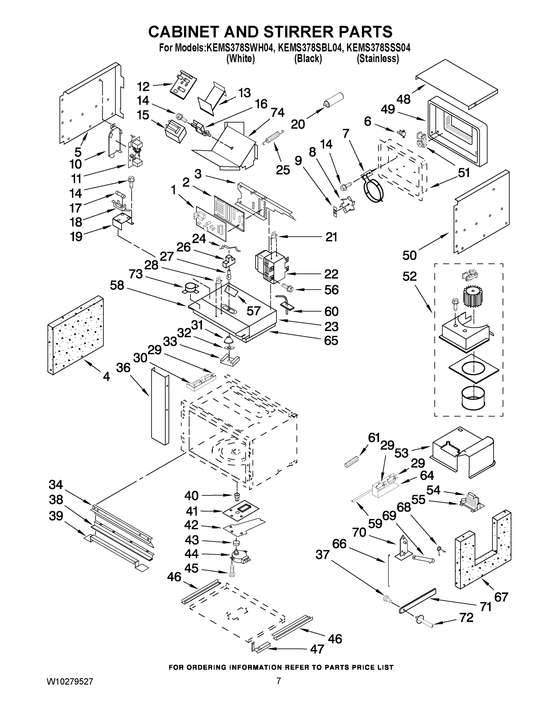 06 - CABINET AND STIRRER PARTS