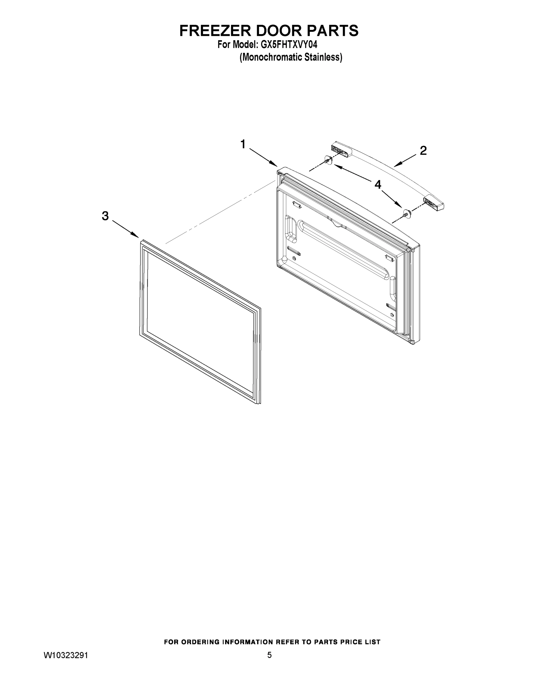 03 - FREEZER DOOR PARTS
