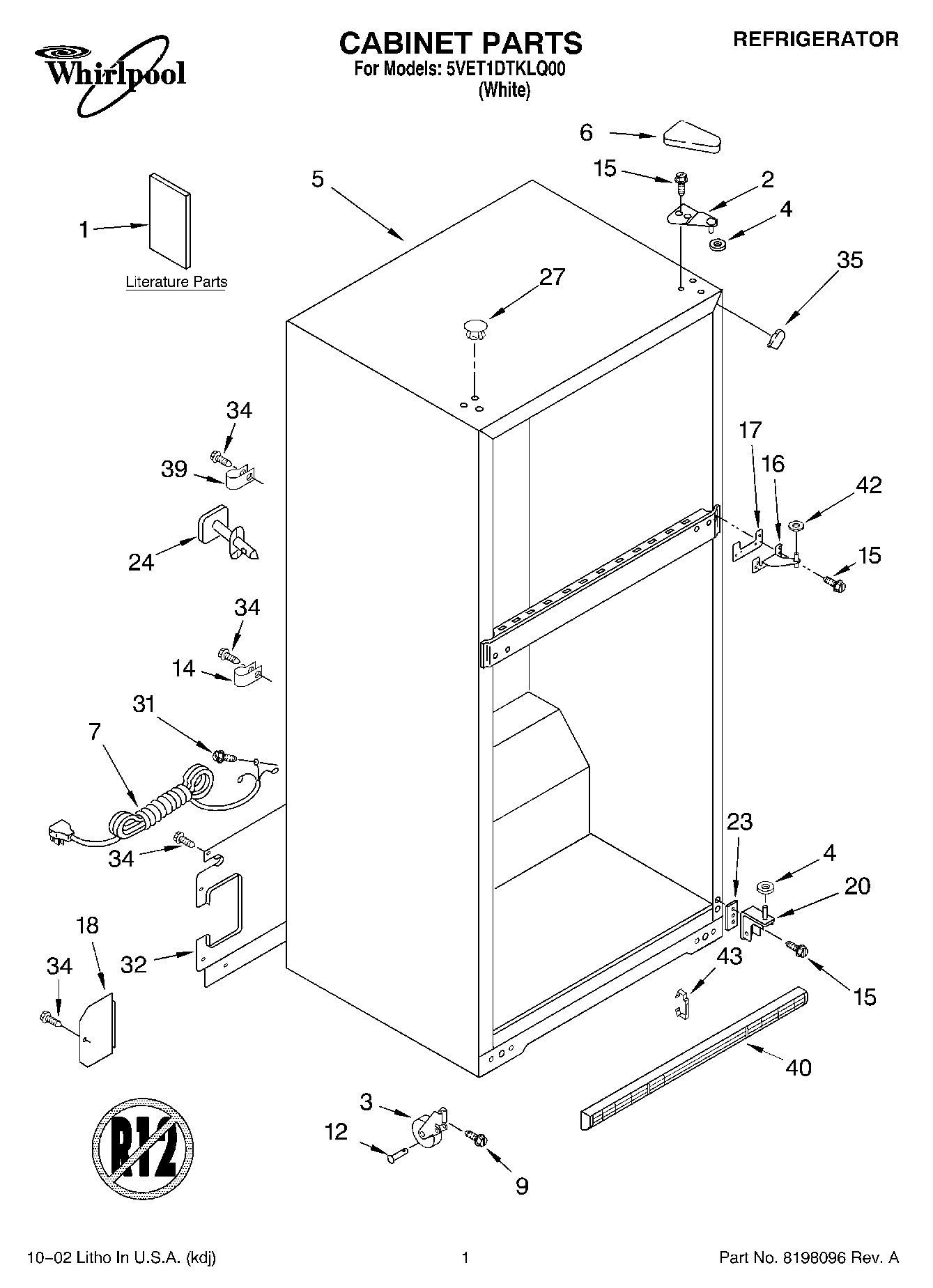 01 - CABINET, LITERATURE
