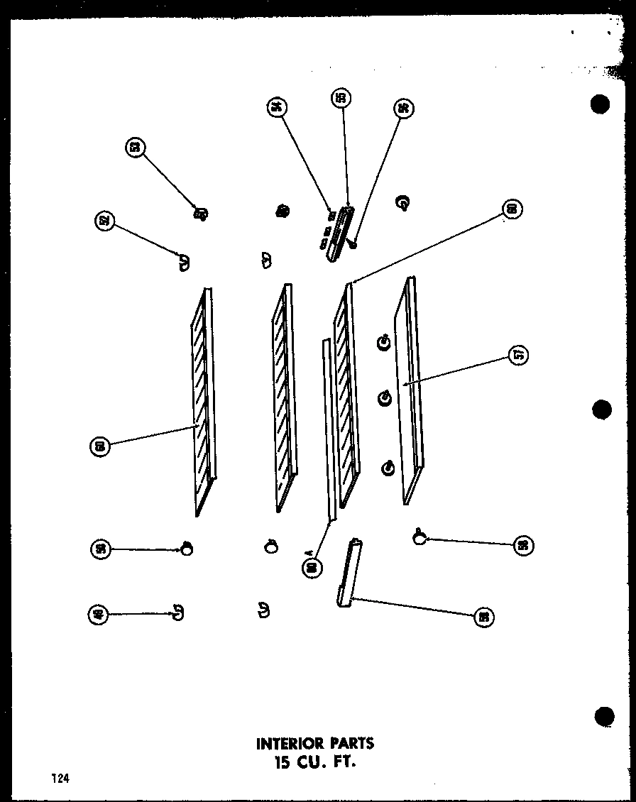 03 - INTERIOR PARTS 15 CU. FT.