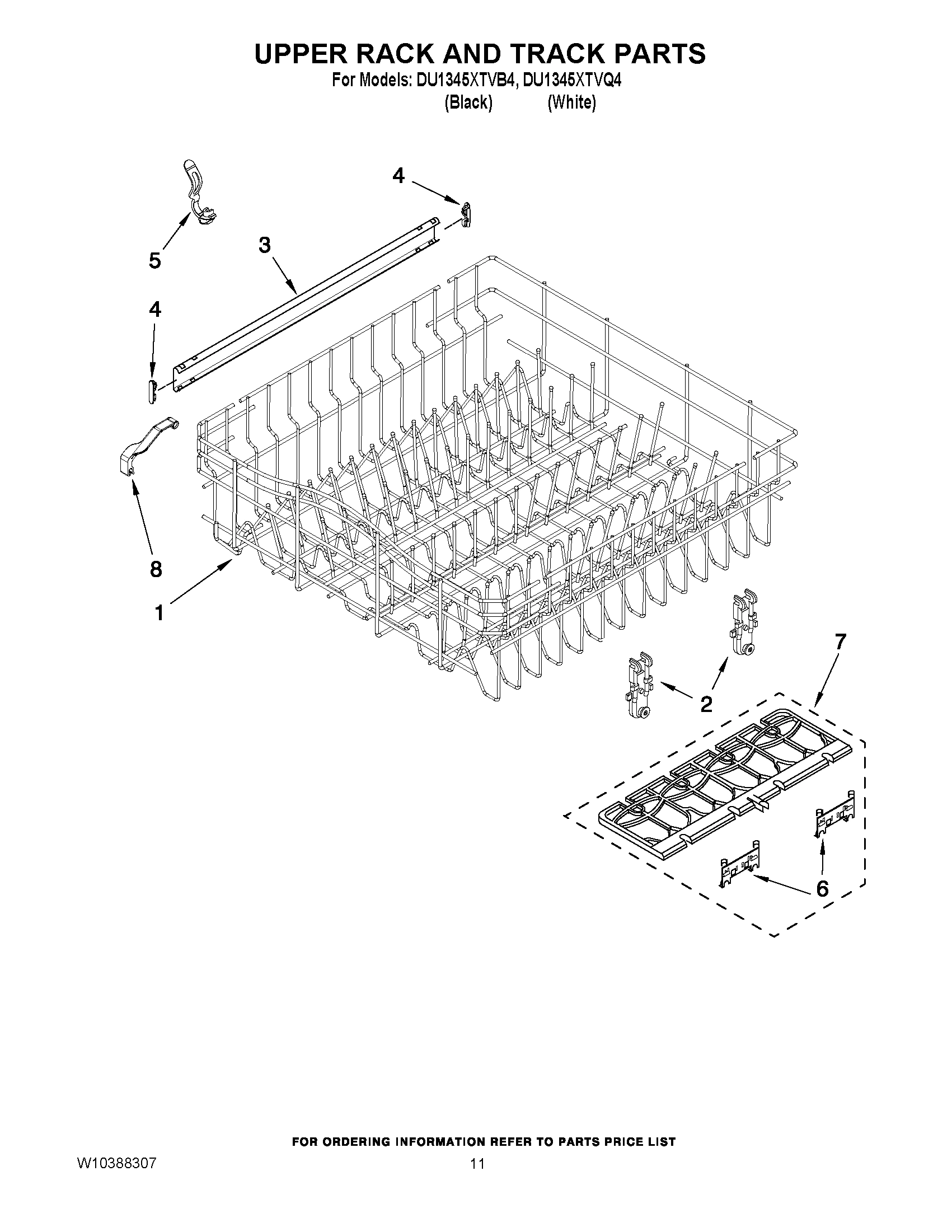 09 - UPPER RACK AND TRACK PARTS