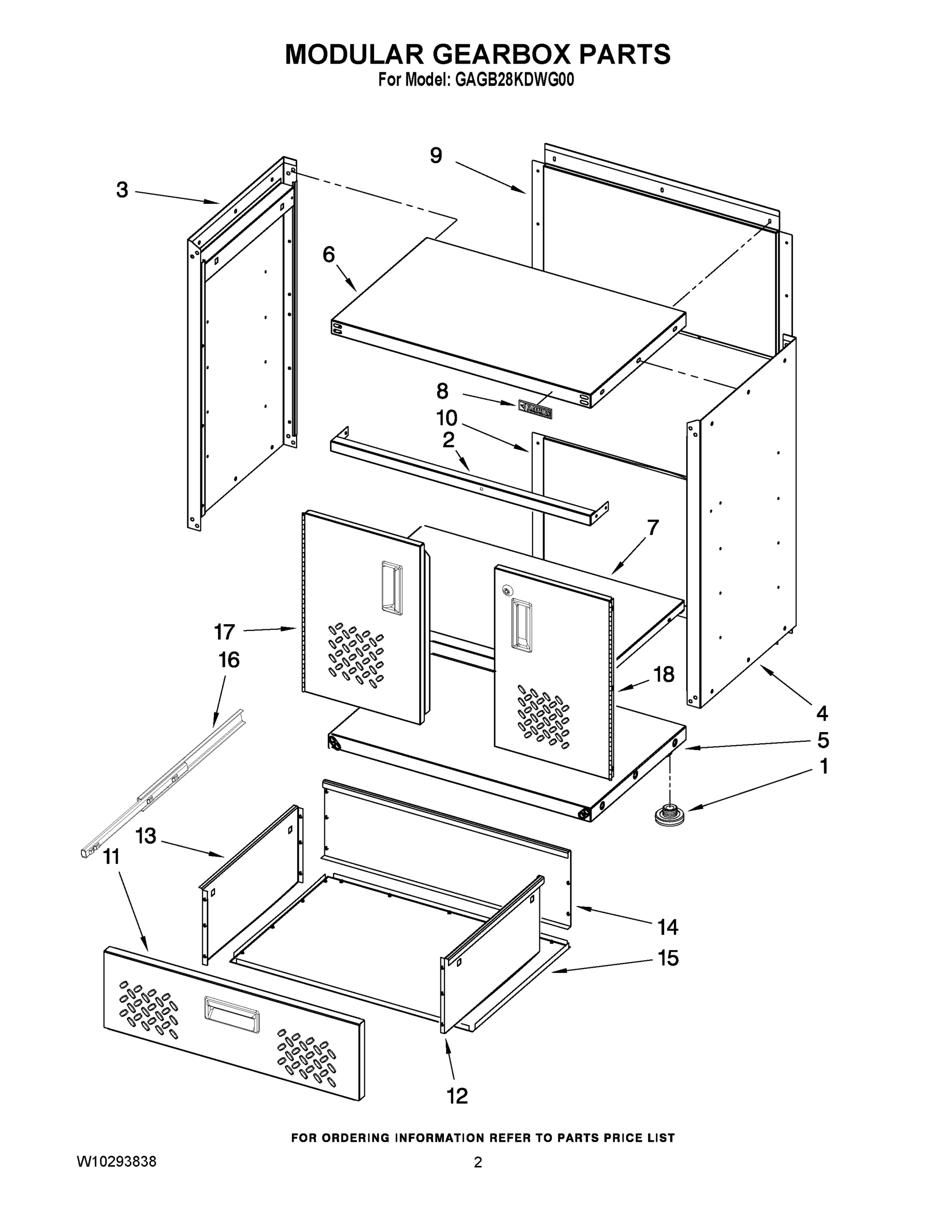 01 - MODULAR GEARBOX PARTS
