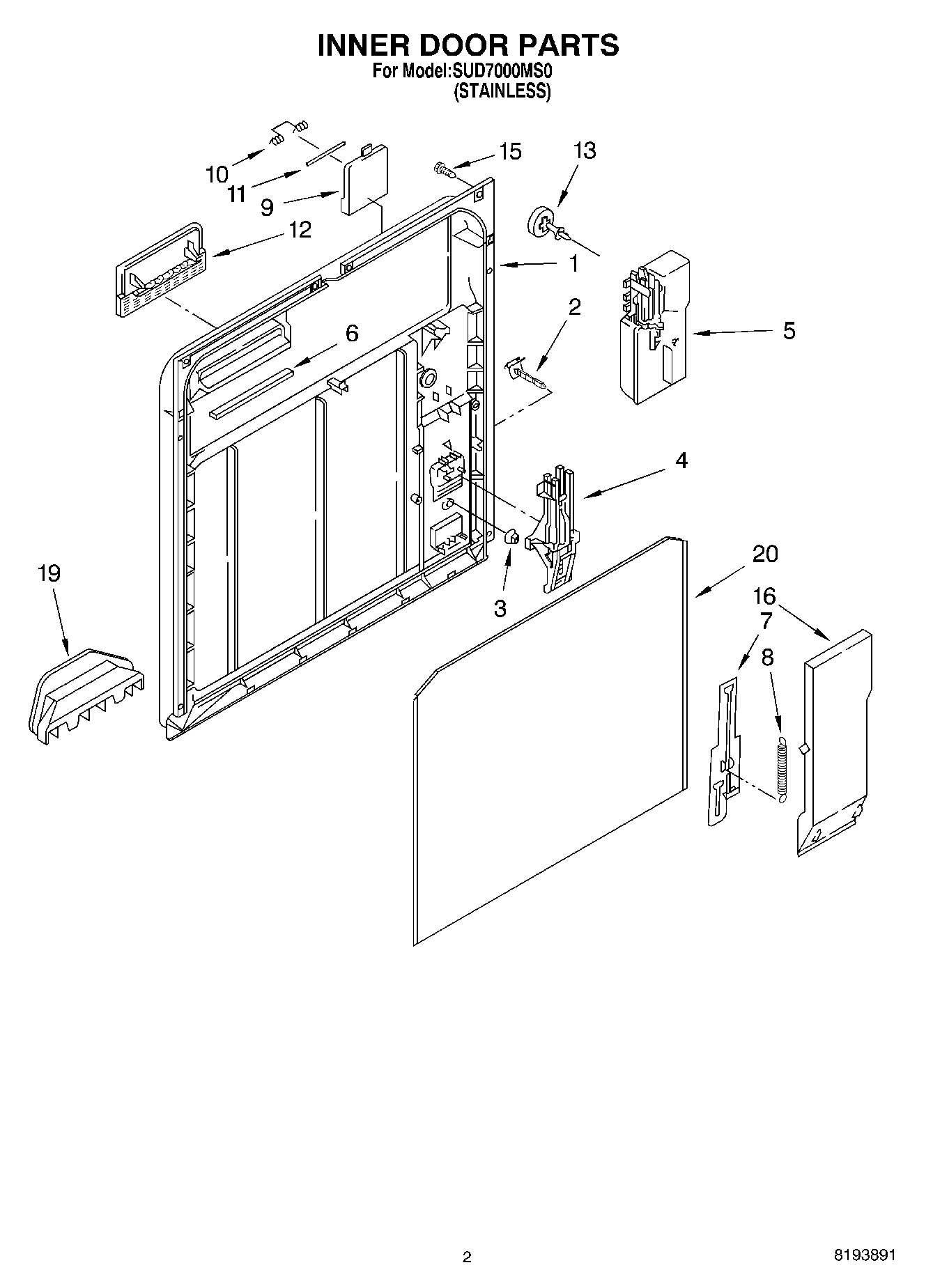 02 - INNER DOOR PARTS