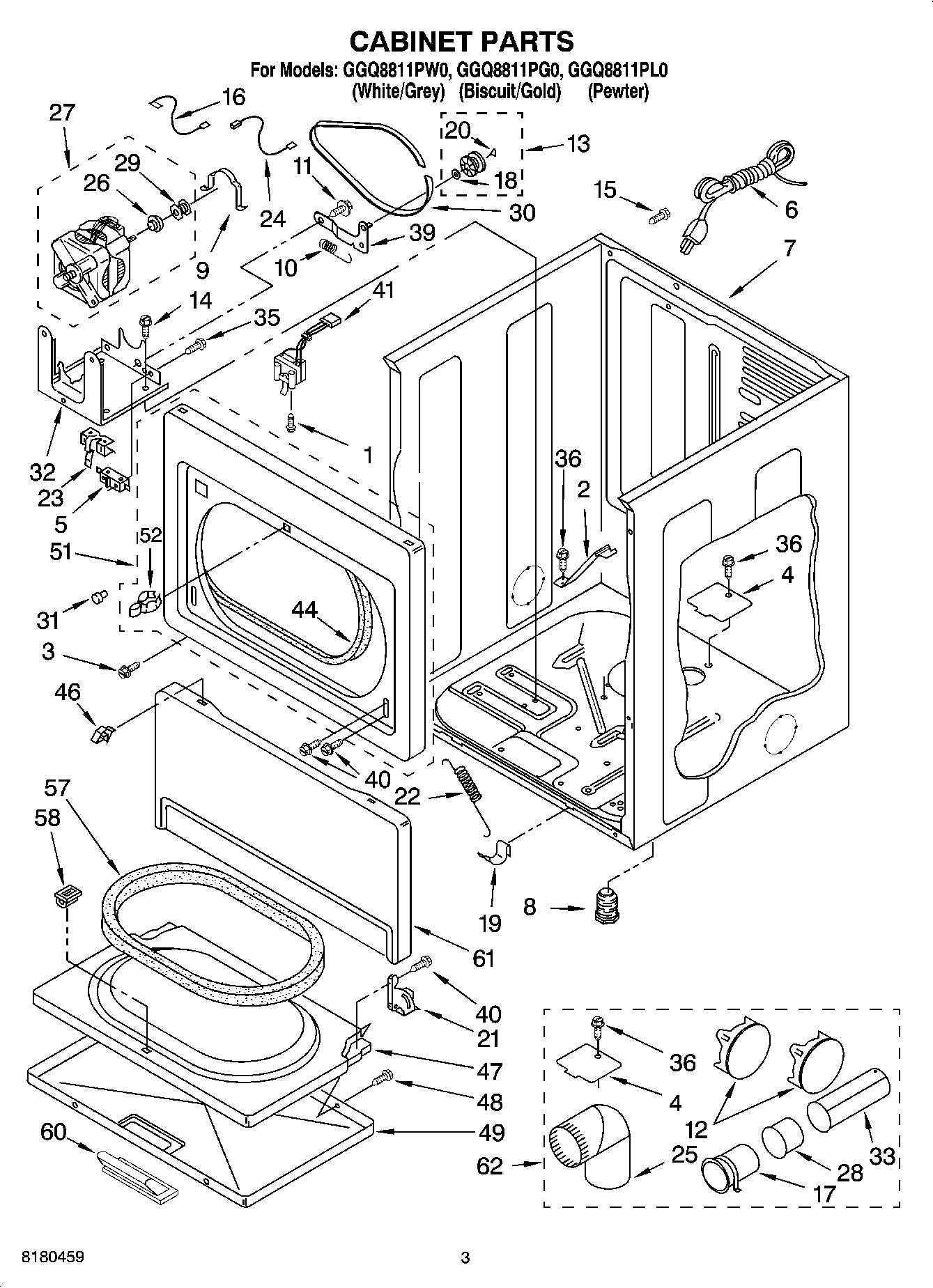 02 - CABINET PARTS