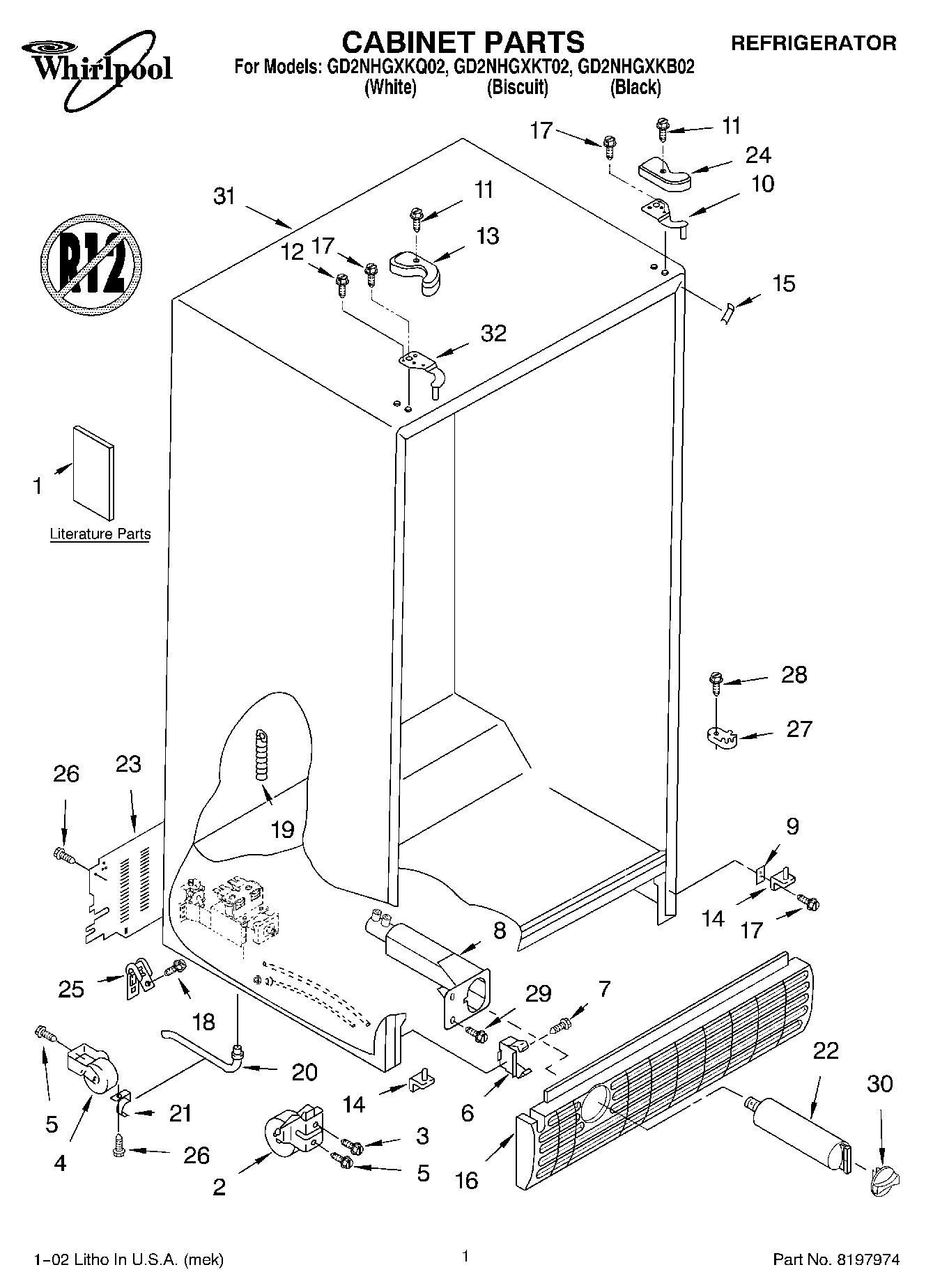 01 - CABINET, LITERATURE