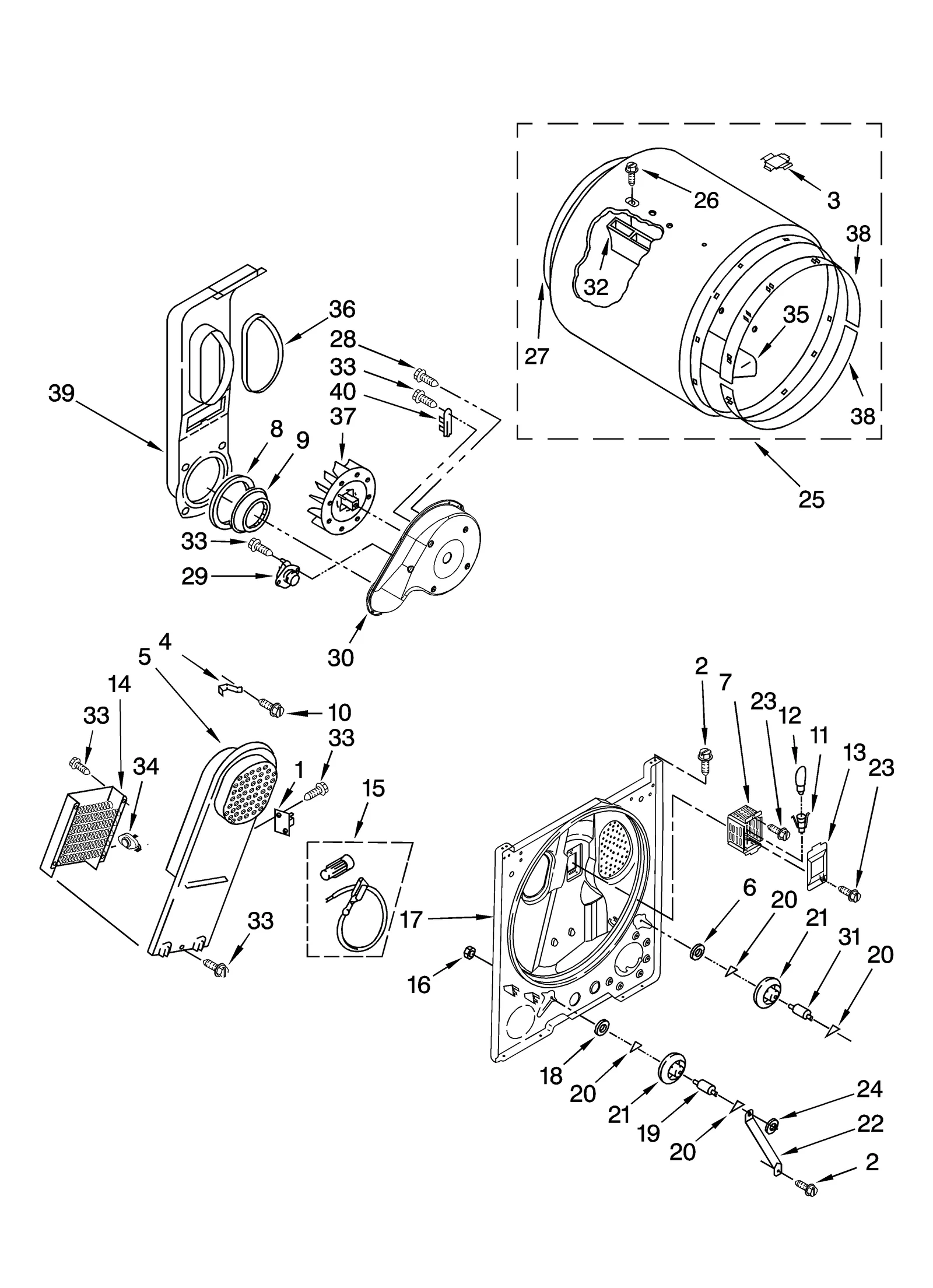 BULKHEAD PARTS, OPTIONAL PARTS (NOT INCLUDED)