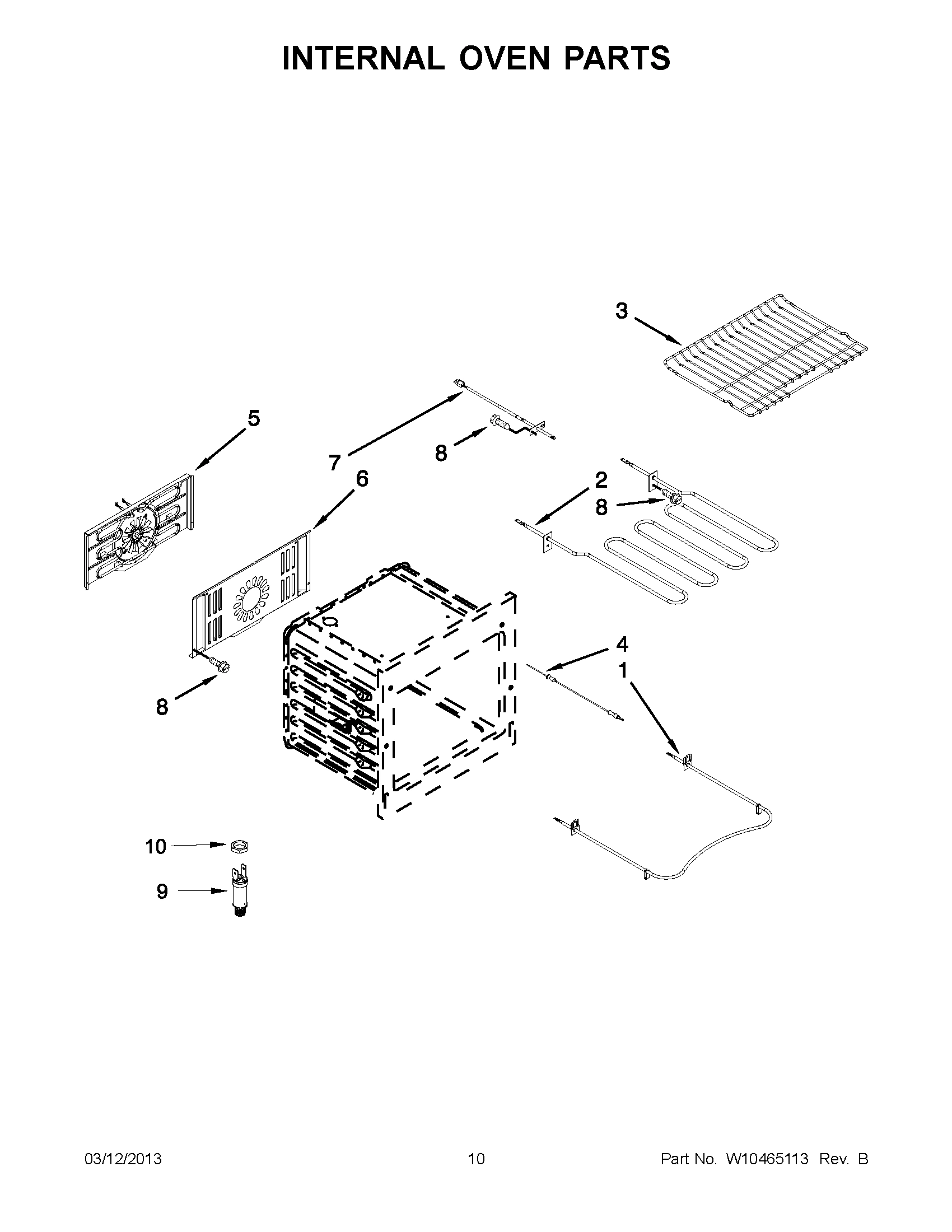 05 - INTERNAL OVEN PARTS
