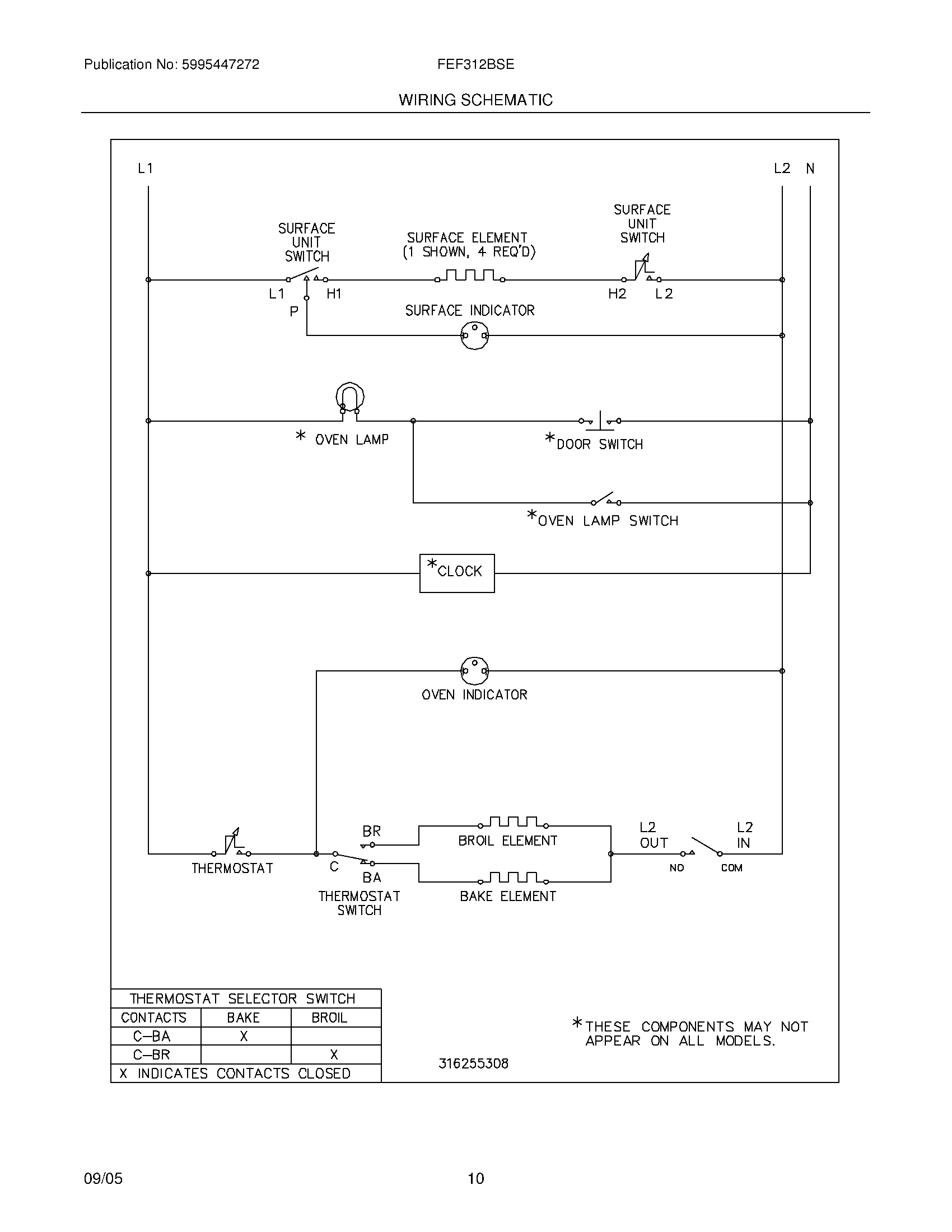 10 - WIRING SCHEMATIC
