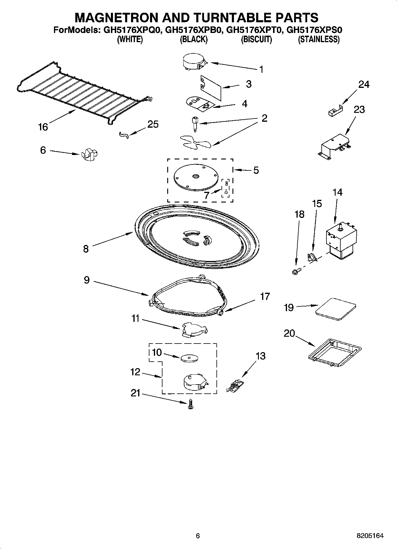 05 - MAGNETRON AND TURNTABLE PARTS