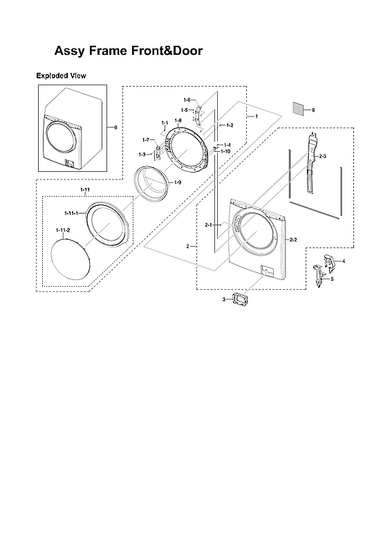 Front Frame & Door Assembly