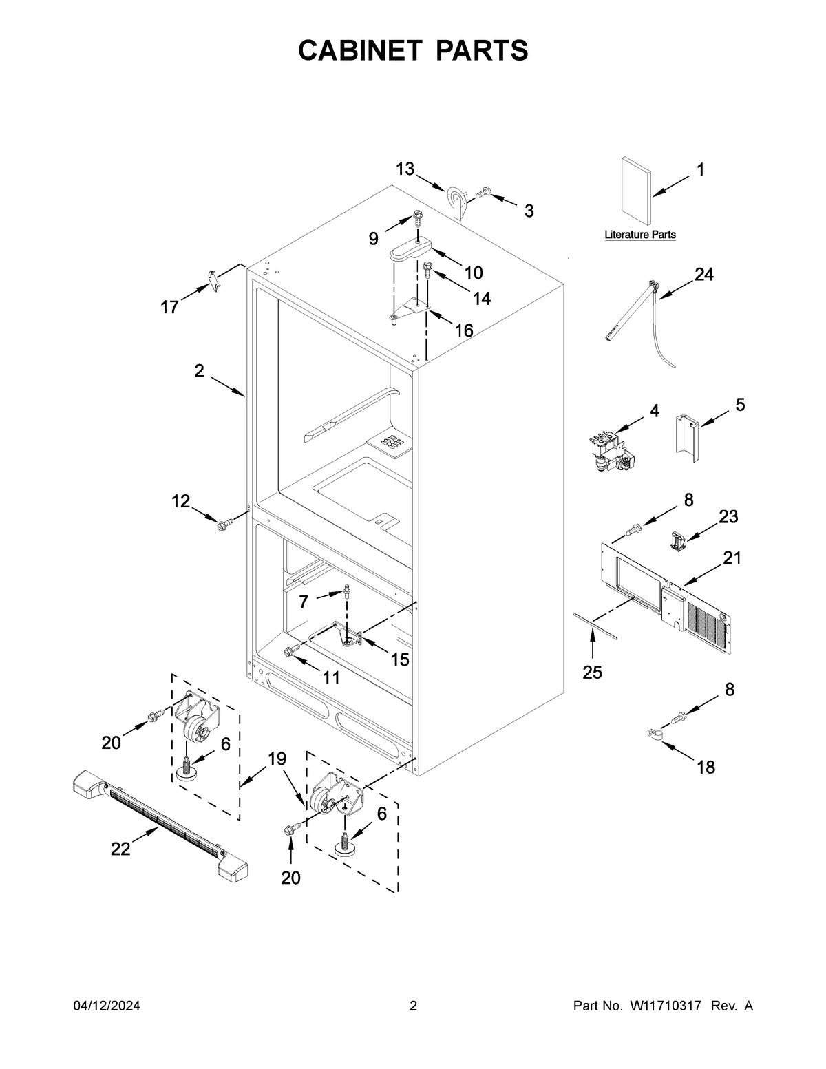 02 - CABINET PARTS