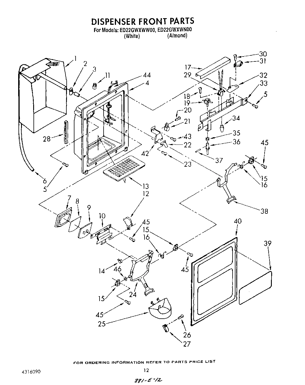 09 - DISPENSER FRONT
