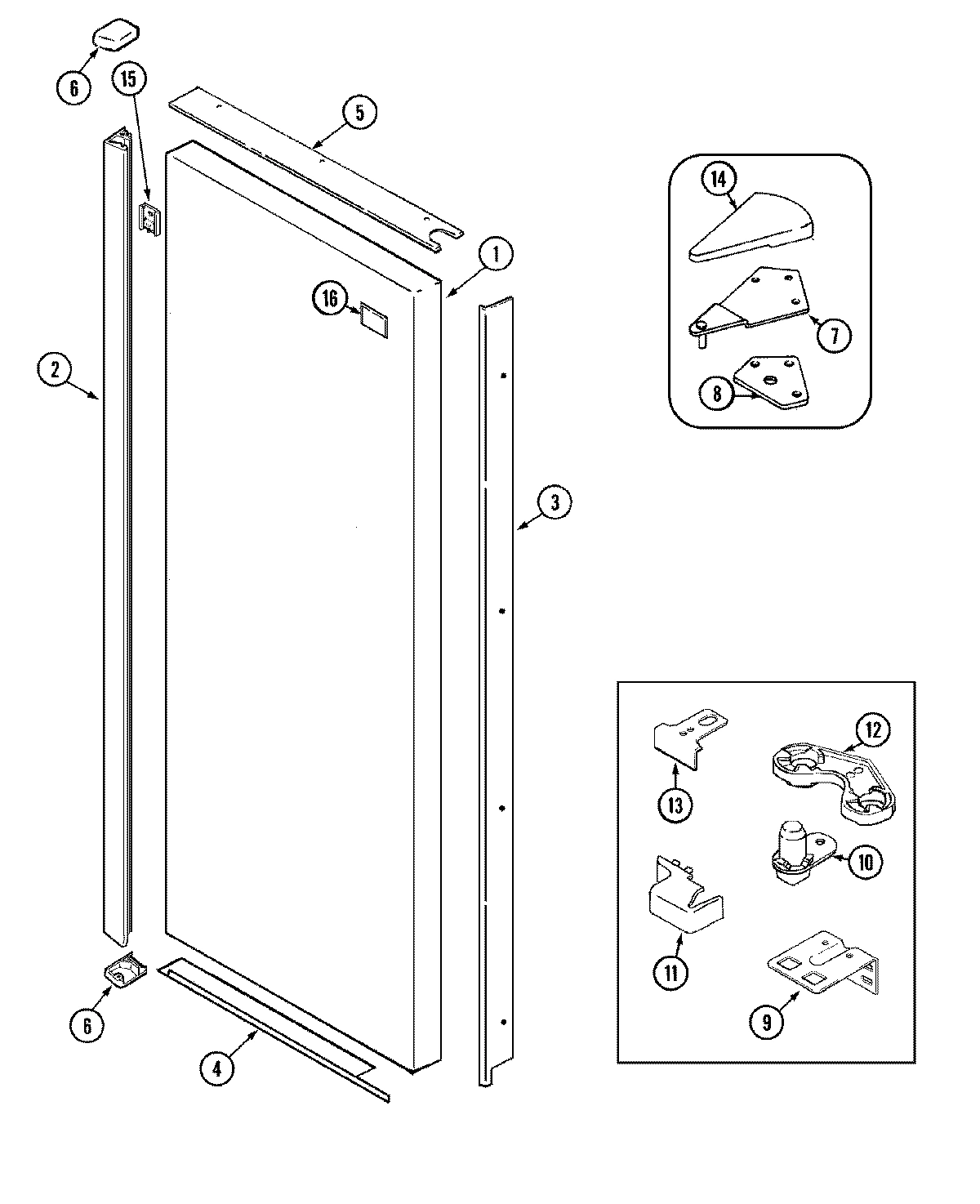 08 - FRESH FOOD OUTER DOOR (GS2727EED1/3/5)