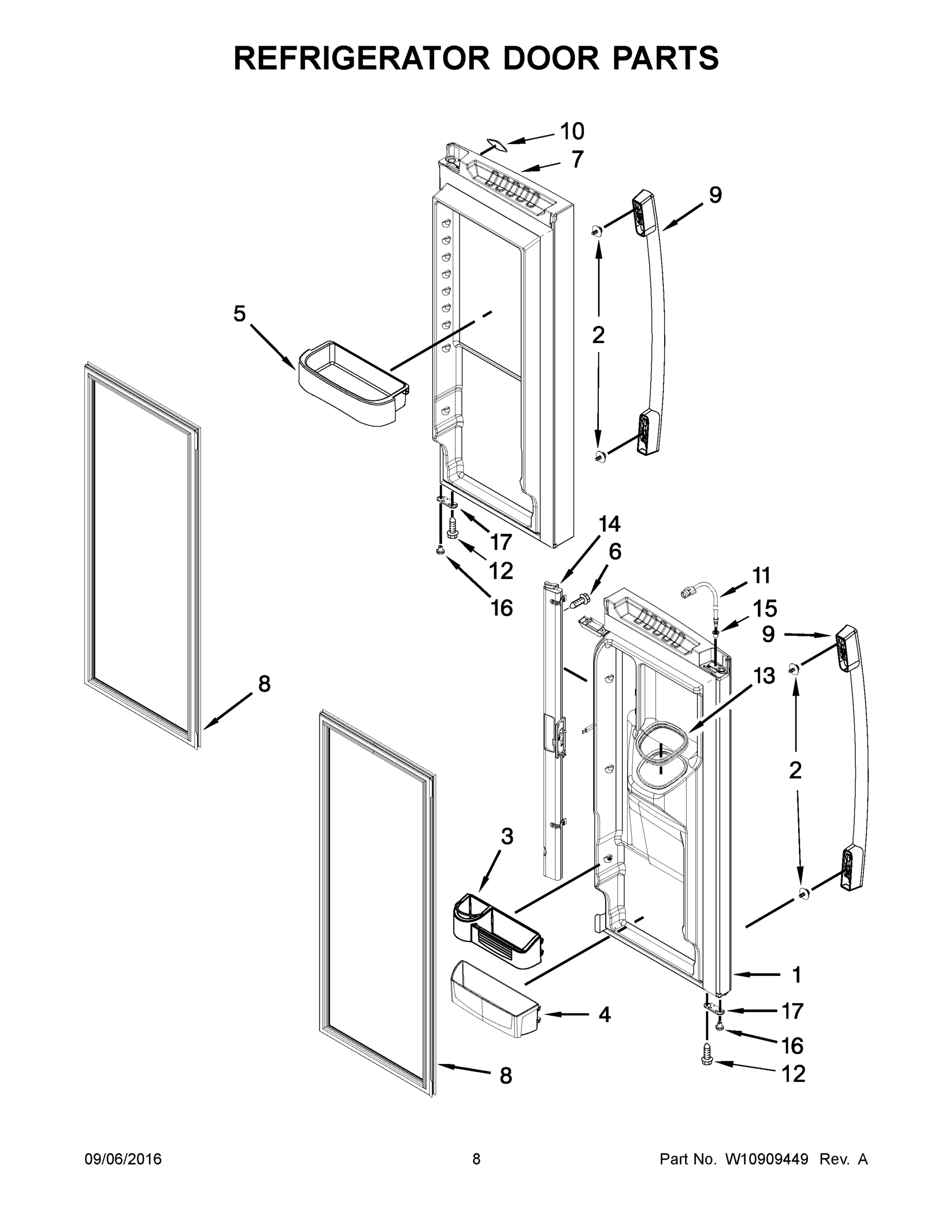 05 - REFRIGERATOR DOOR PARTS