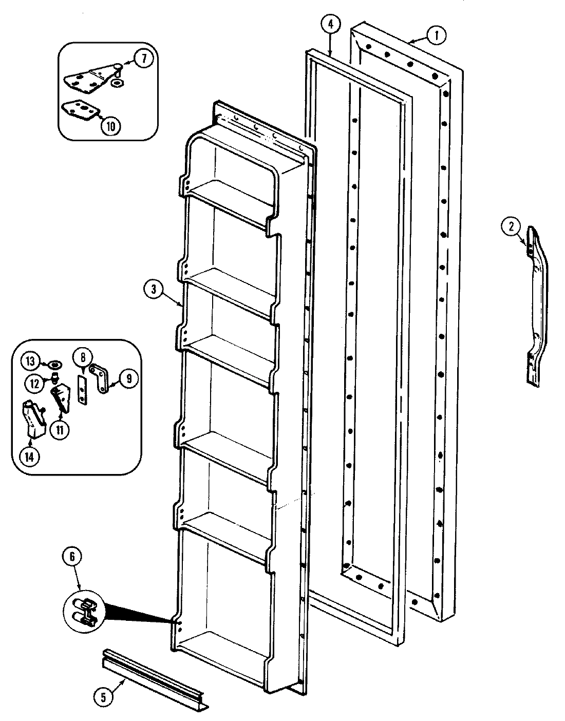 02 - FREEZER DOOR