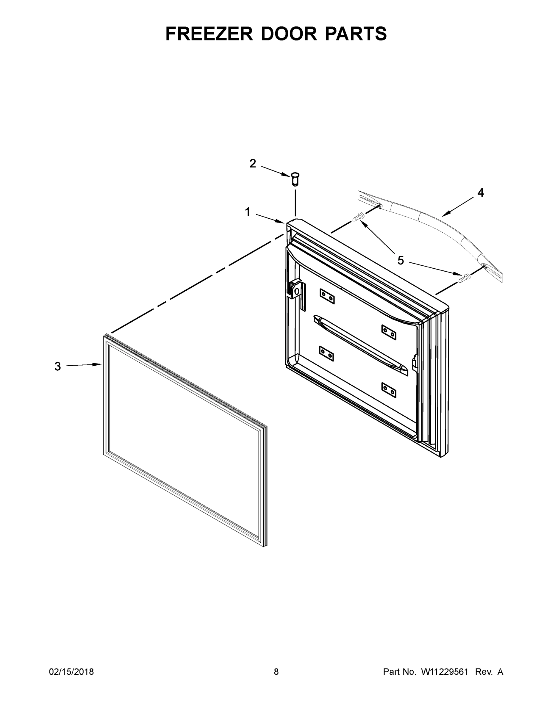 05 - FREEZER DOOR PARTS