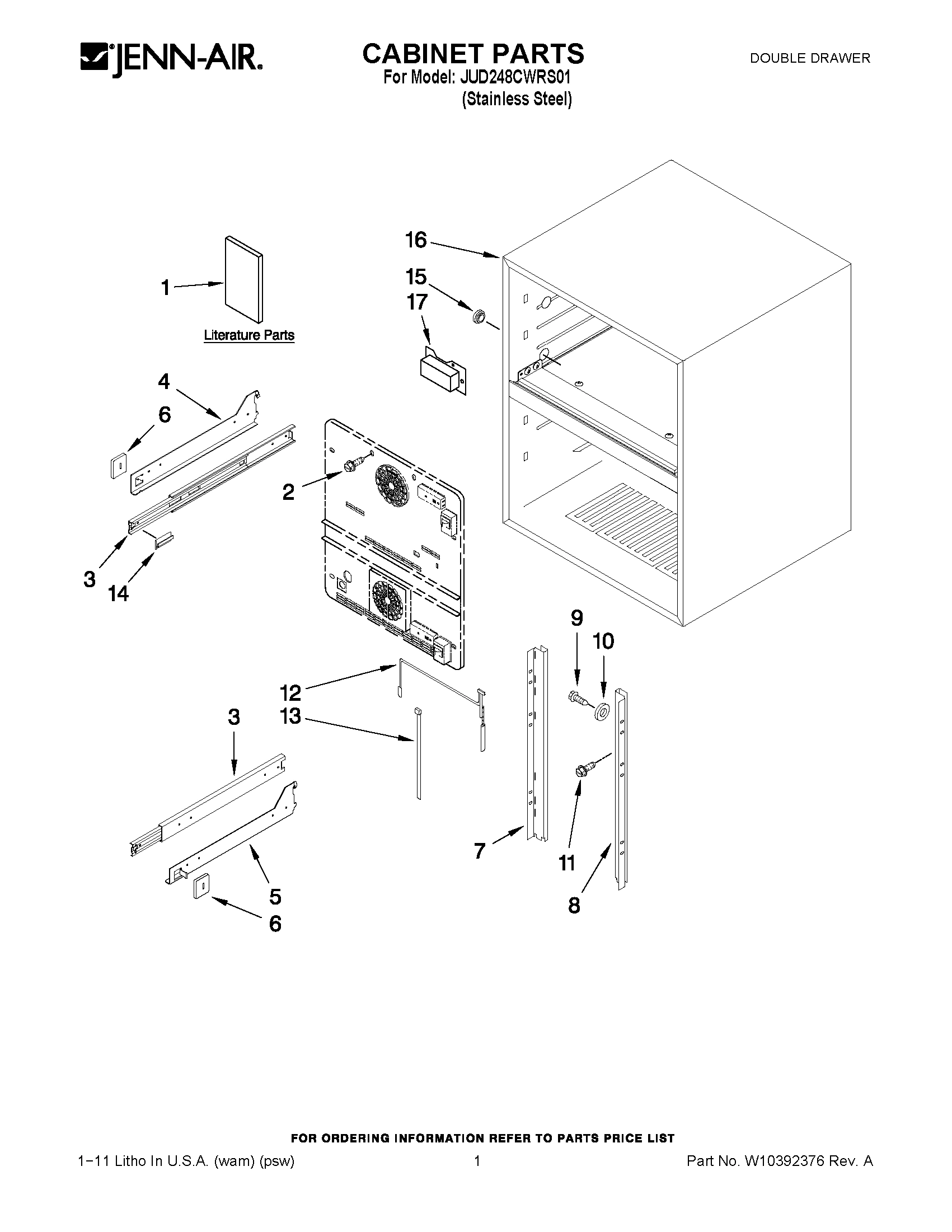 01 - CABINET PARTS
