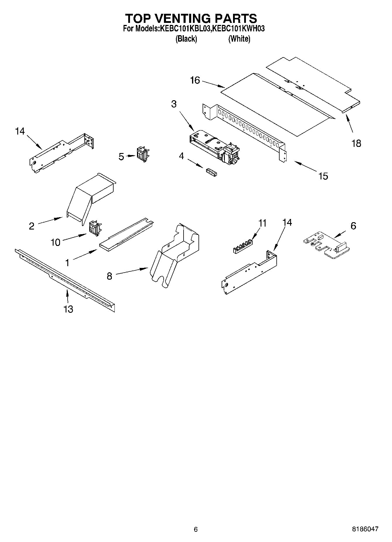 05 - TOP VENTING PARTS, MISCELLANEOUS PARTS
