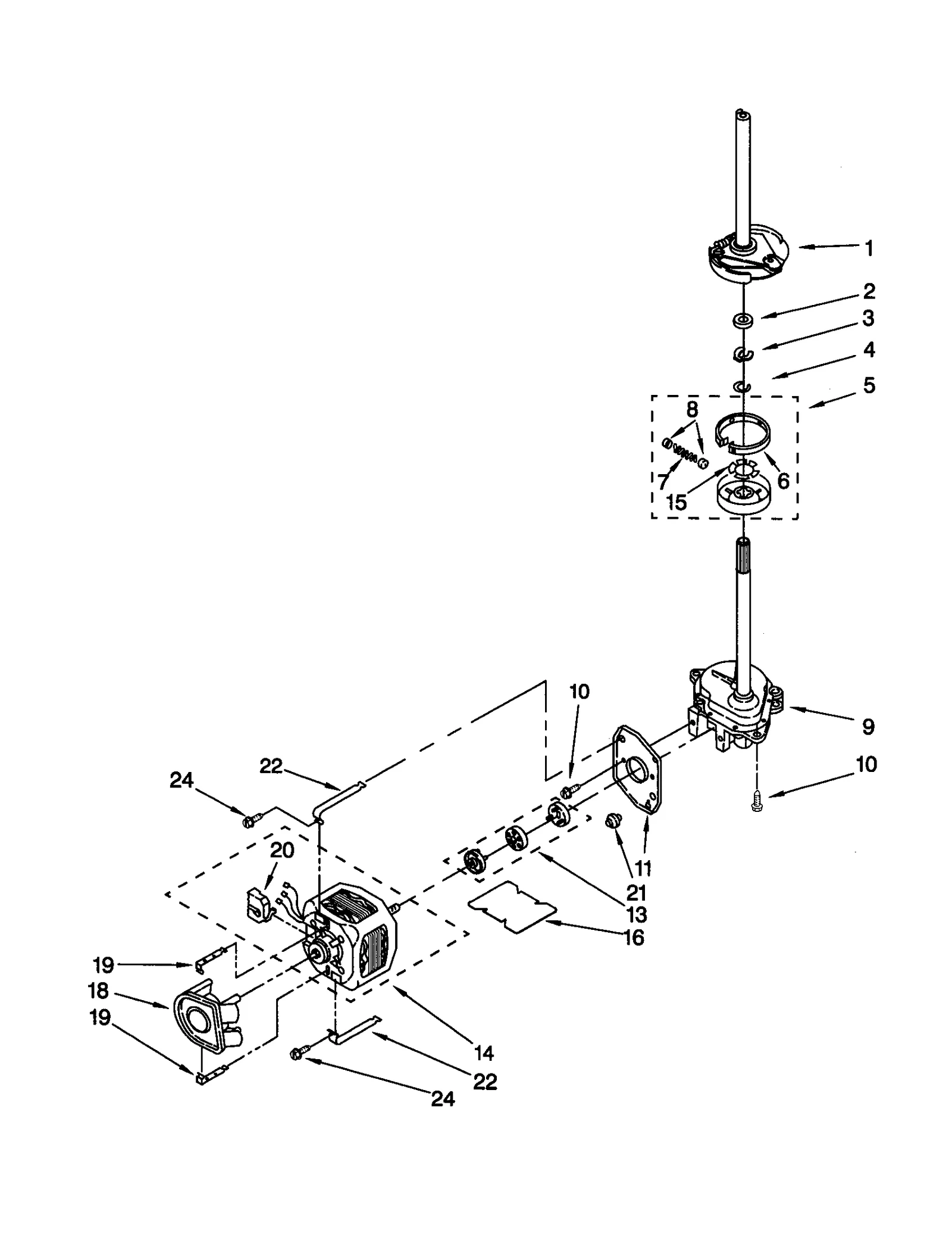 BRAKE/CLUTCH/GEARCASE/MOTOR/PUMP