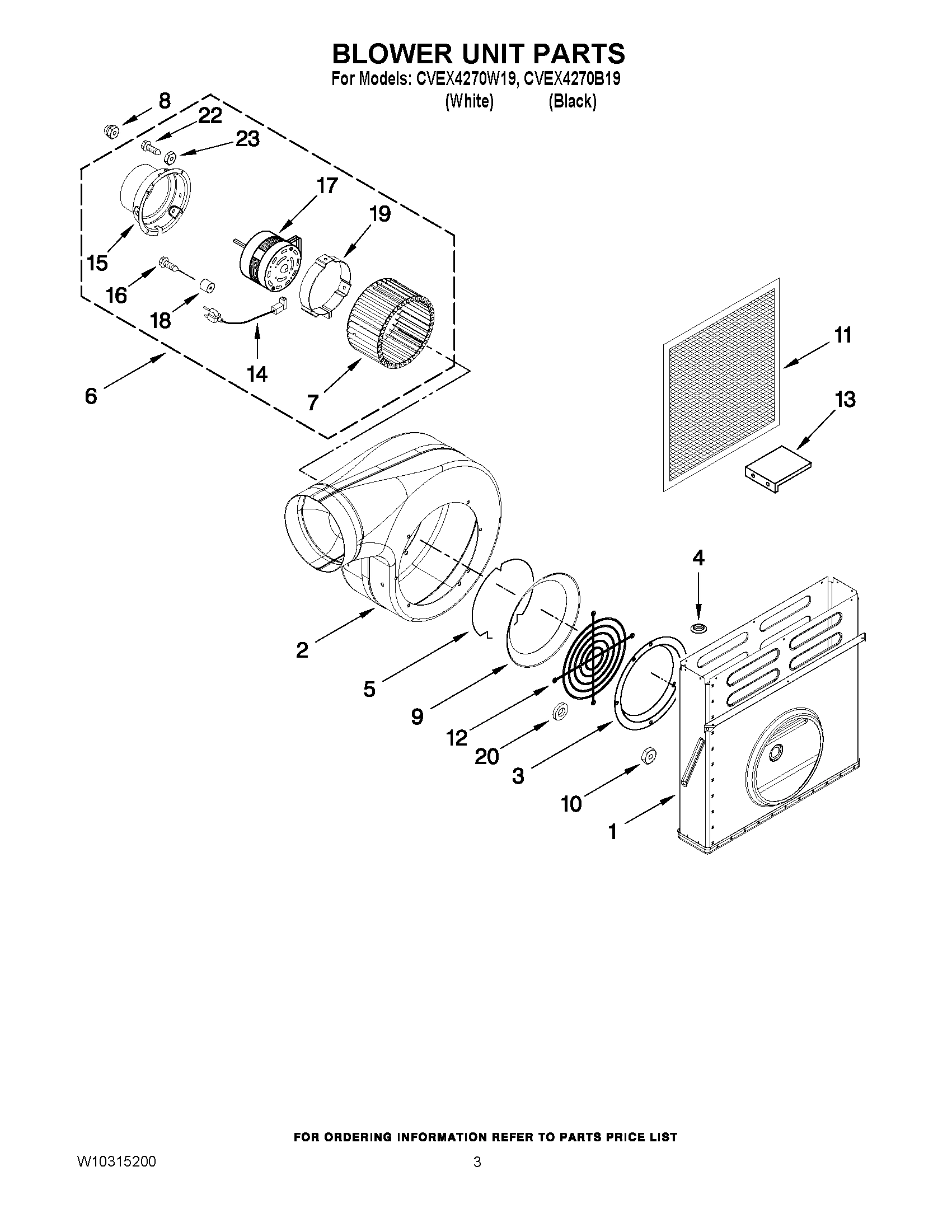 02 - BLOWER UNIT PARTS