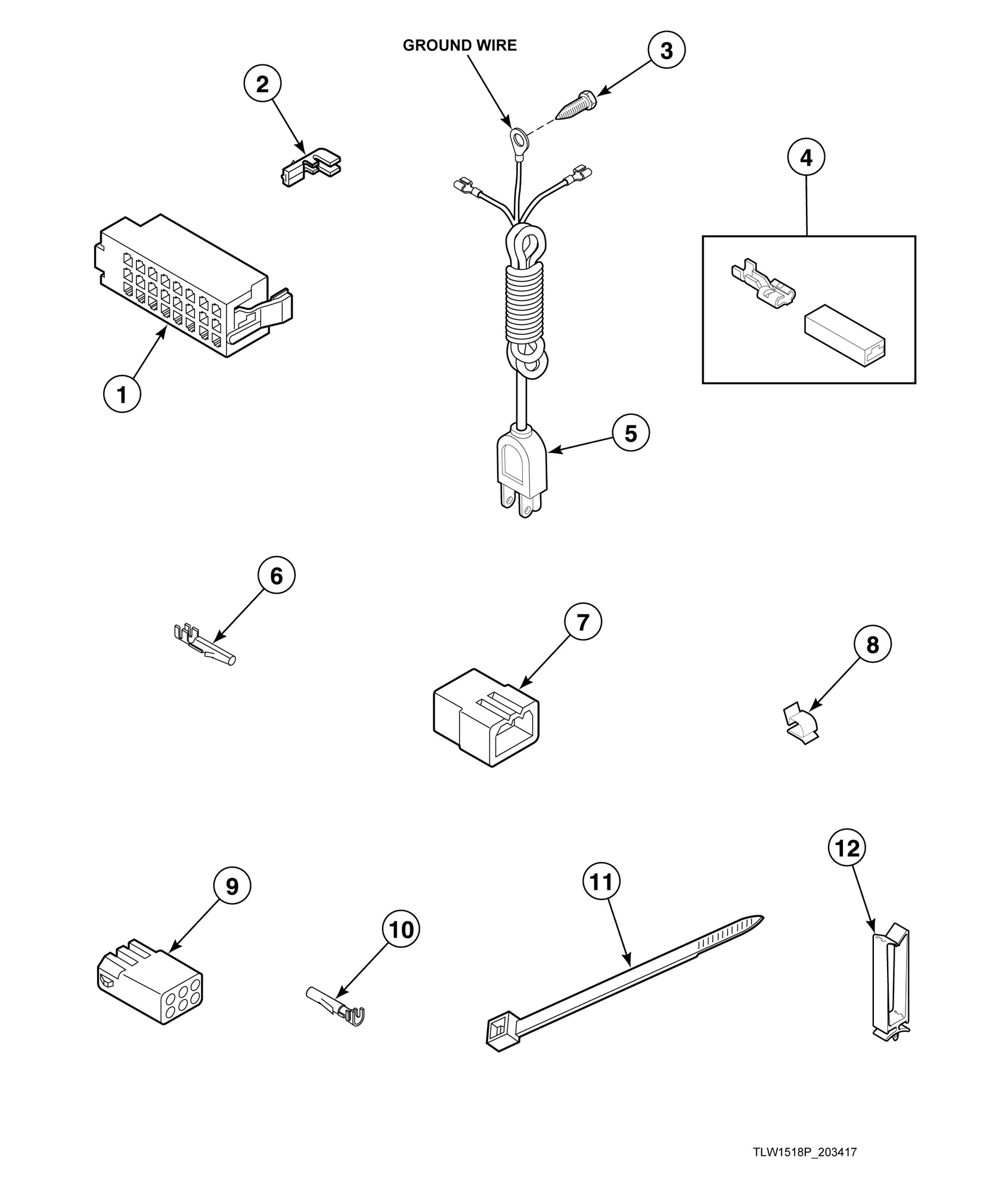 Lead-In Cord and Terminals