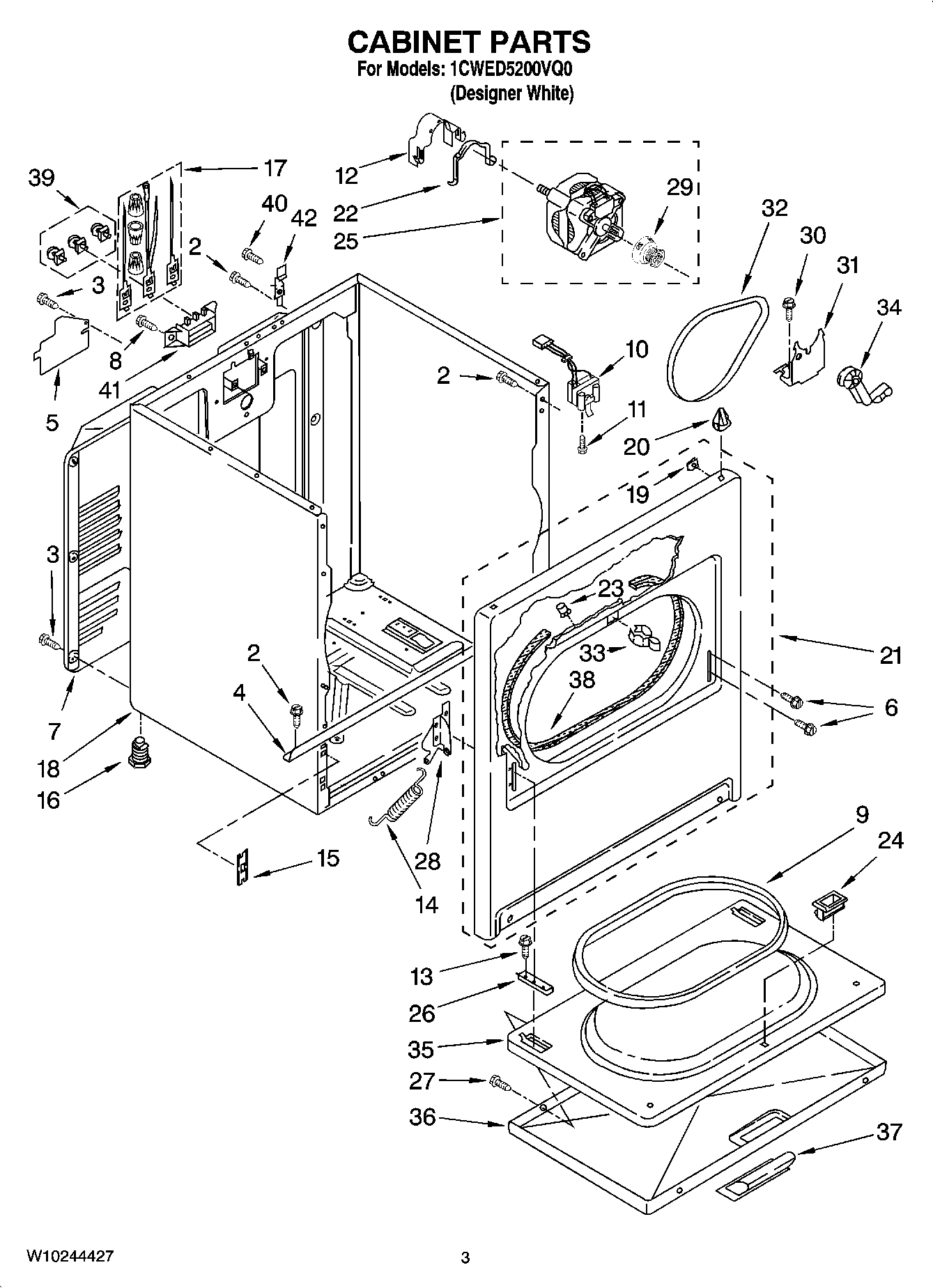 02 - CABINET PARTS