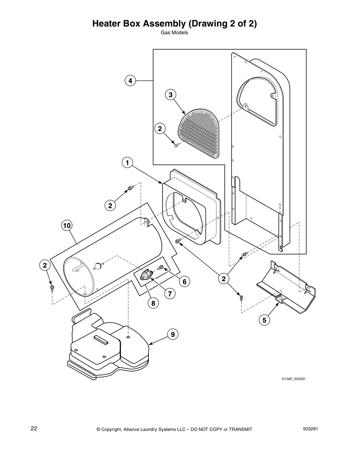 Heater Box Assembly (Drawing 2 of 2)