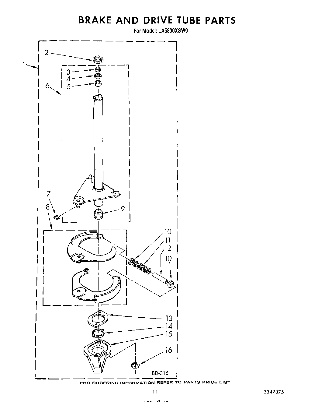 09 - BRAKE AND DRIVE TUBE