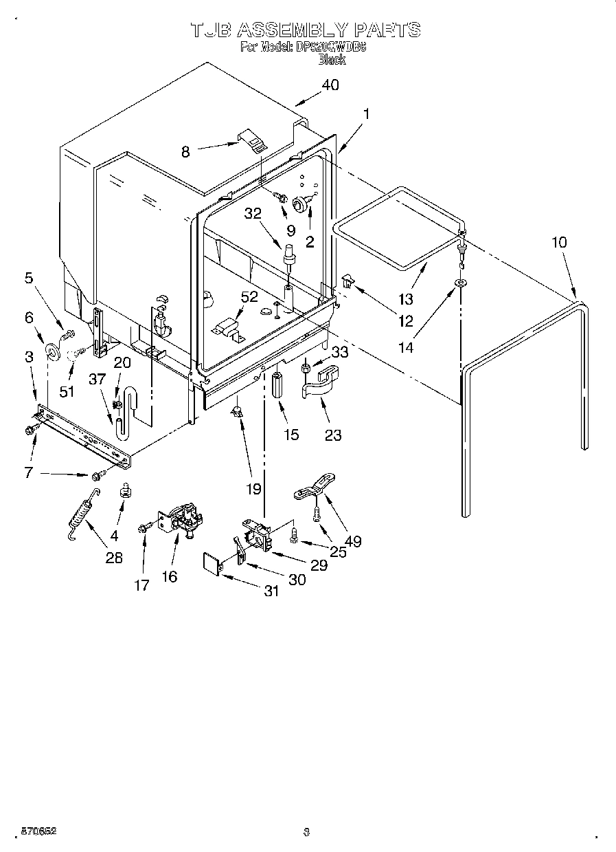 03 - TUB ASSEMBLY