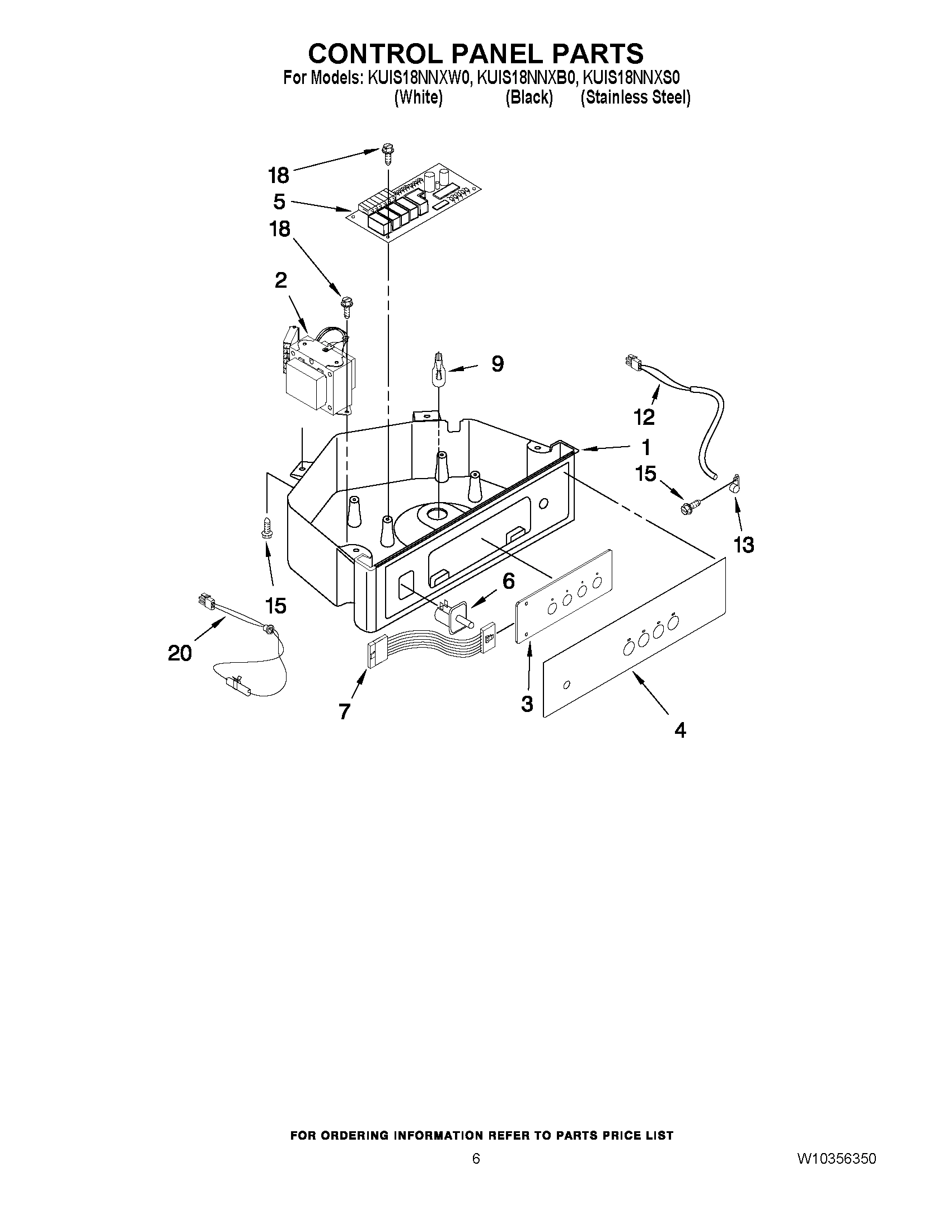 04 - CONTROL PANEL PARTS