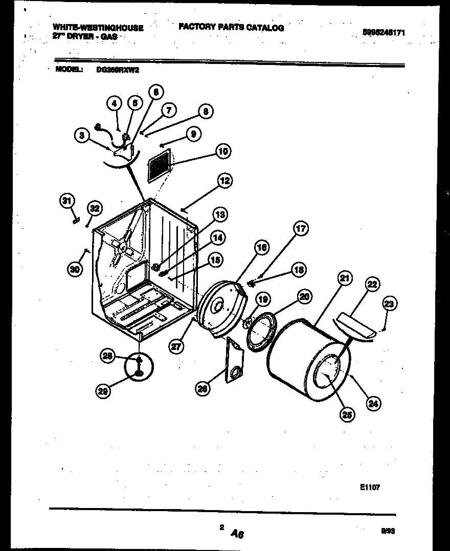 02 - CABINET AND COMPONENT PARTS